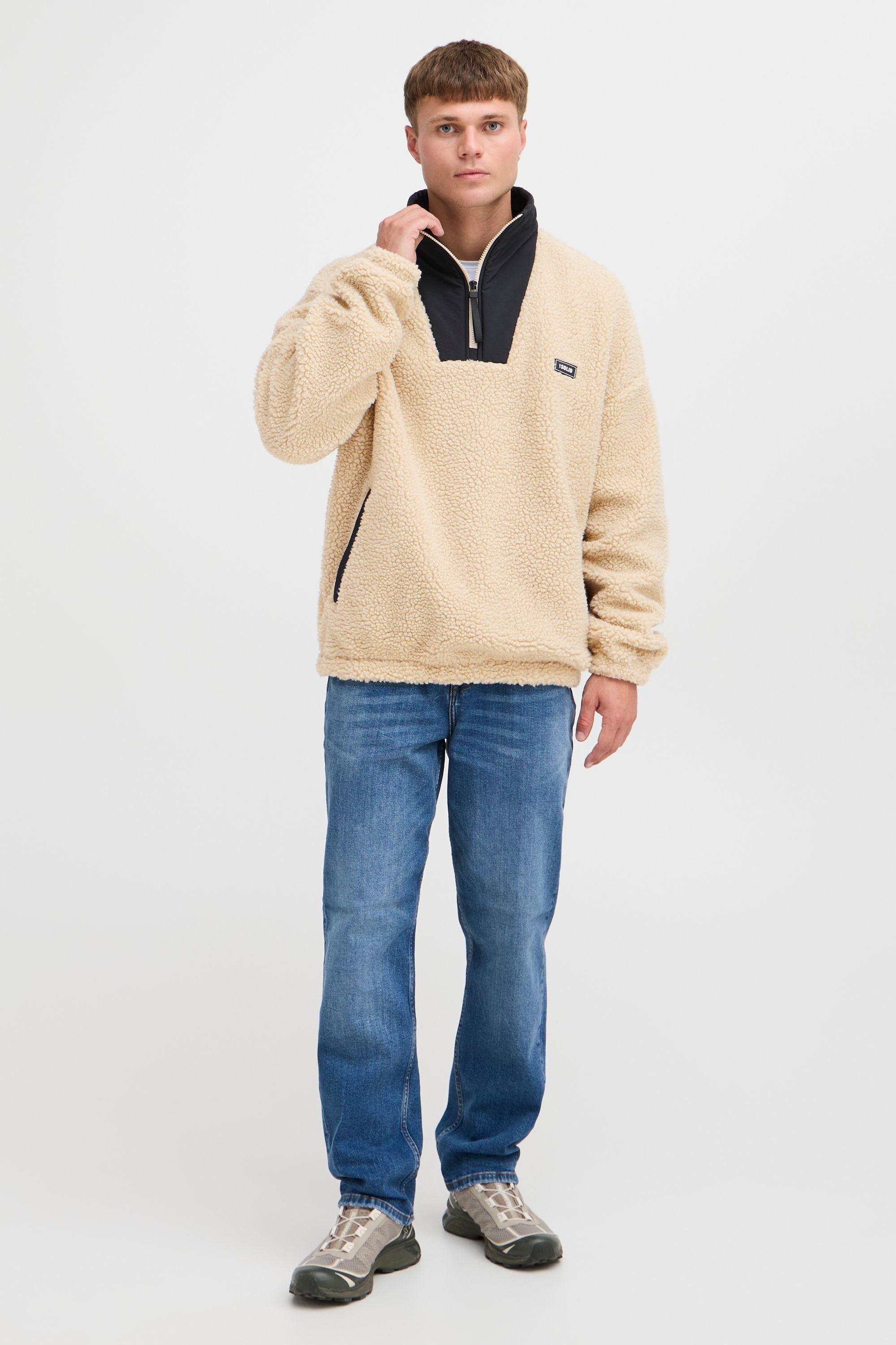 !Solid Fellimitatjacke SDMARKMANN Modische Jacke günstig online kaufen