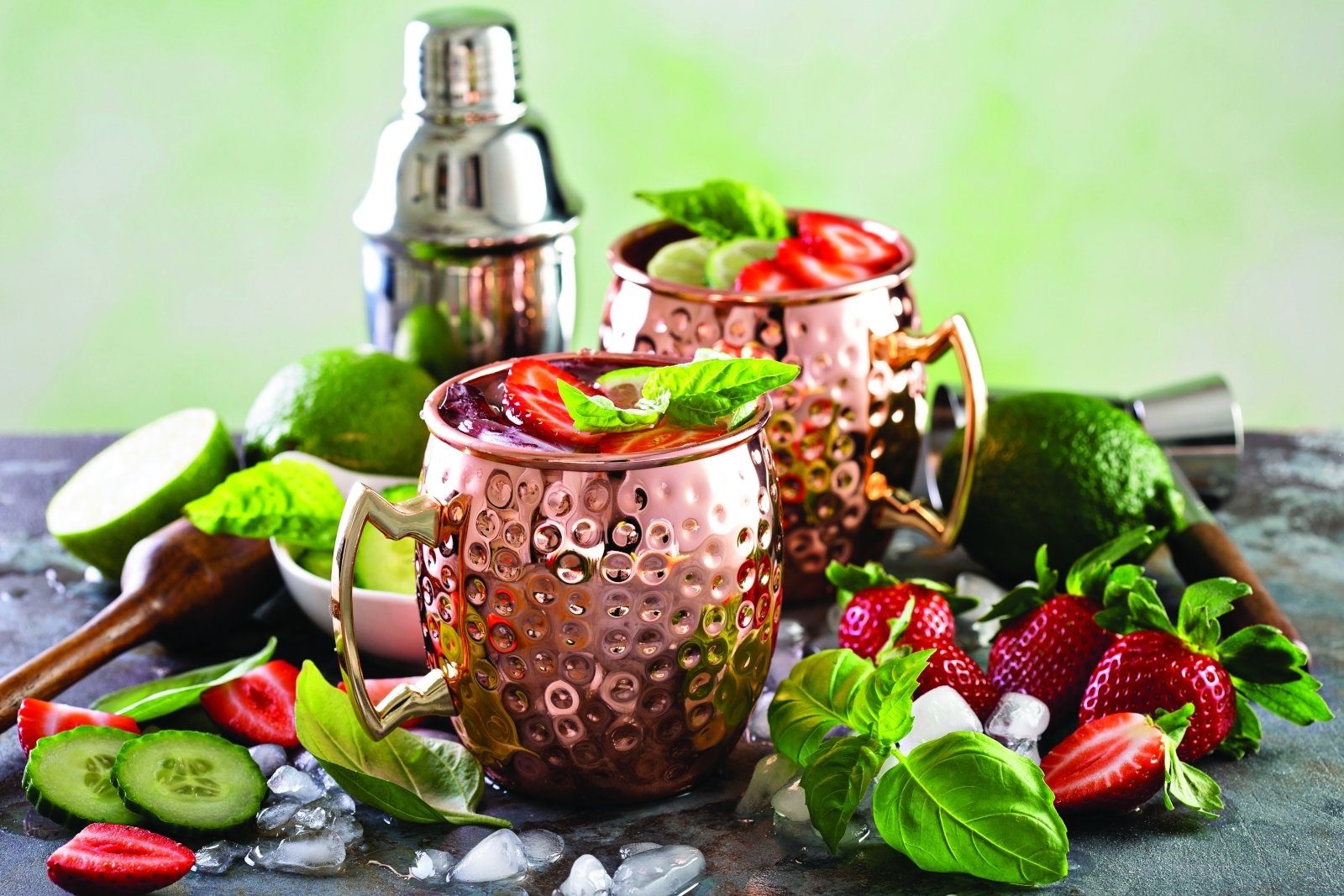 sambonet Becher Bar Utensils Moscow Mule Becher Antiq.kupfer 500ml, Edelstahl, Tassen