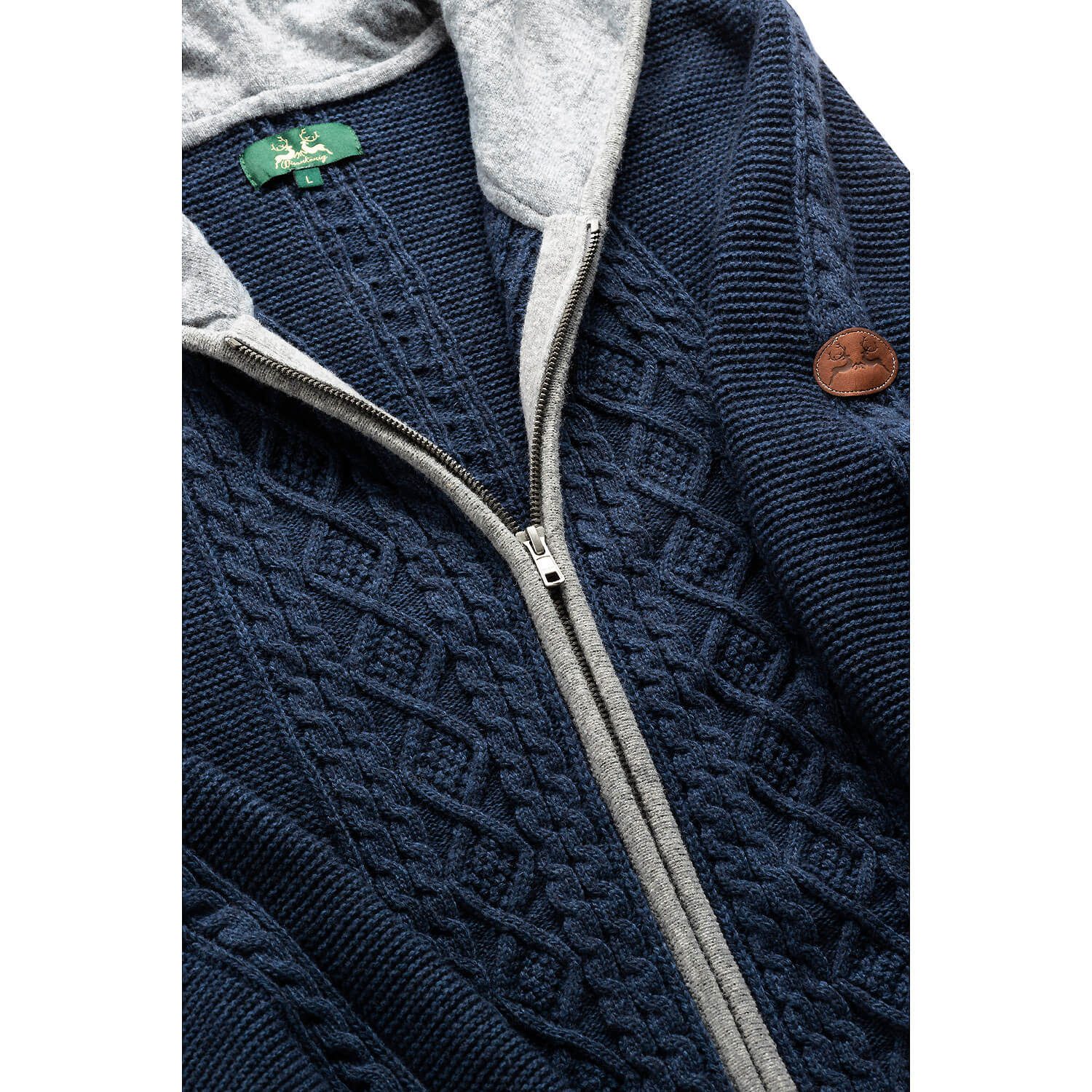 Wiesnkönig Trachtenstrickjacke Strickjacke Magnus K20