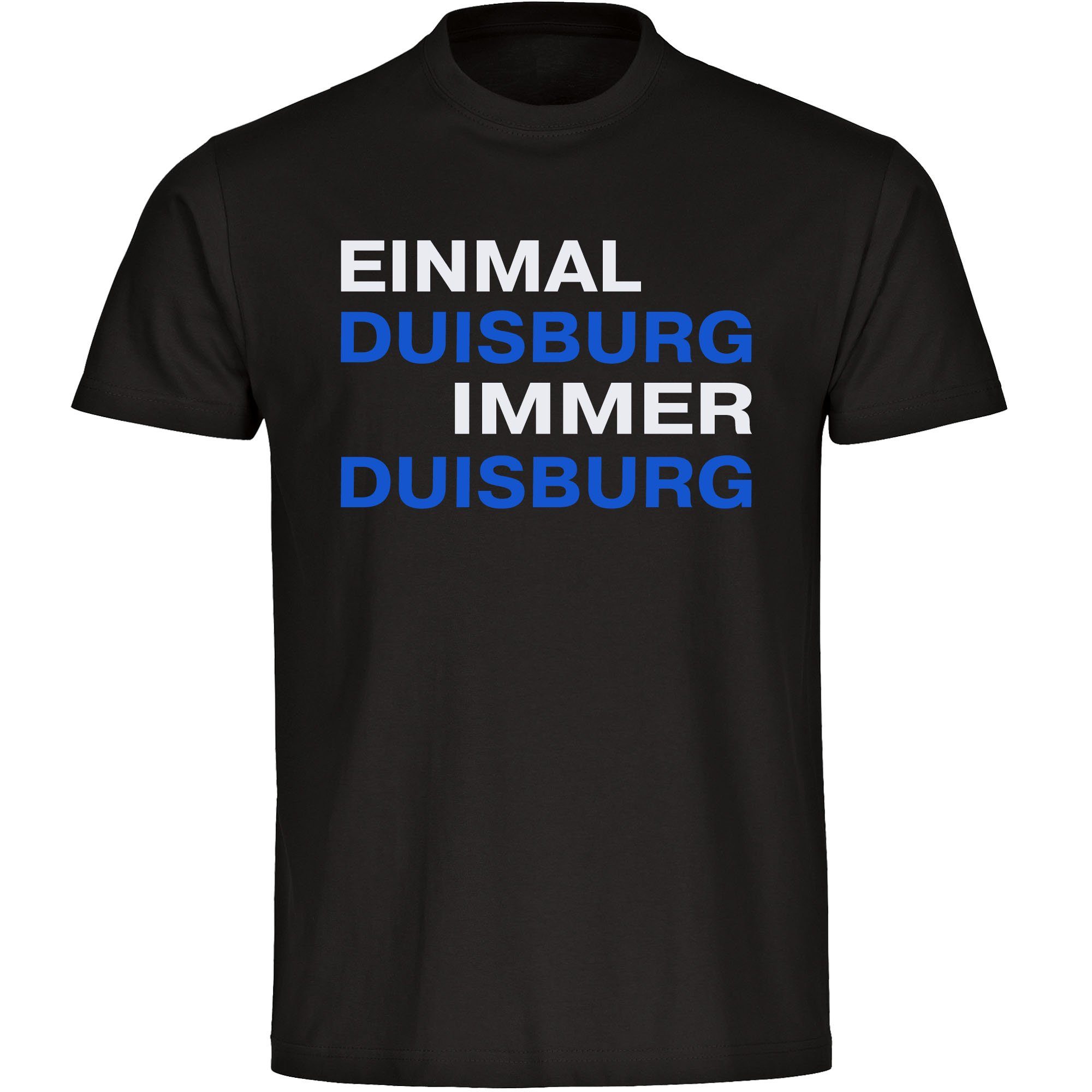 T-Shirt Herren Duisburg - Einmal Immer - Männer