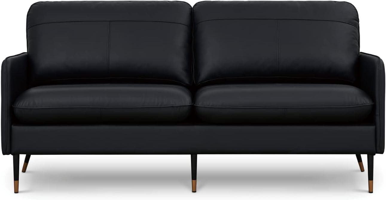 002, Z-hom 3-Sitzer-Sofa, Moderne 2-Sitzer-/ Hellbraun Leder Sofa Z-Hom Modell Sofa Couch