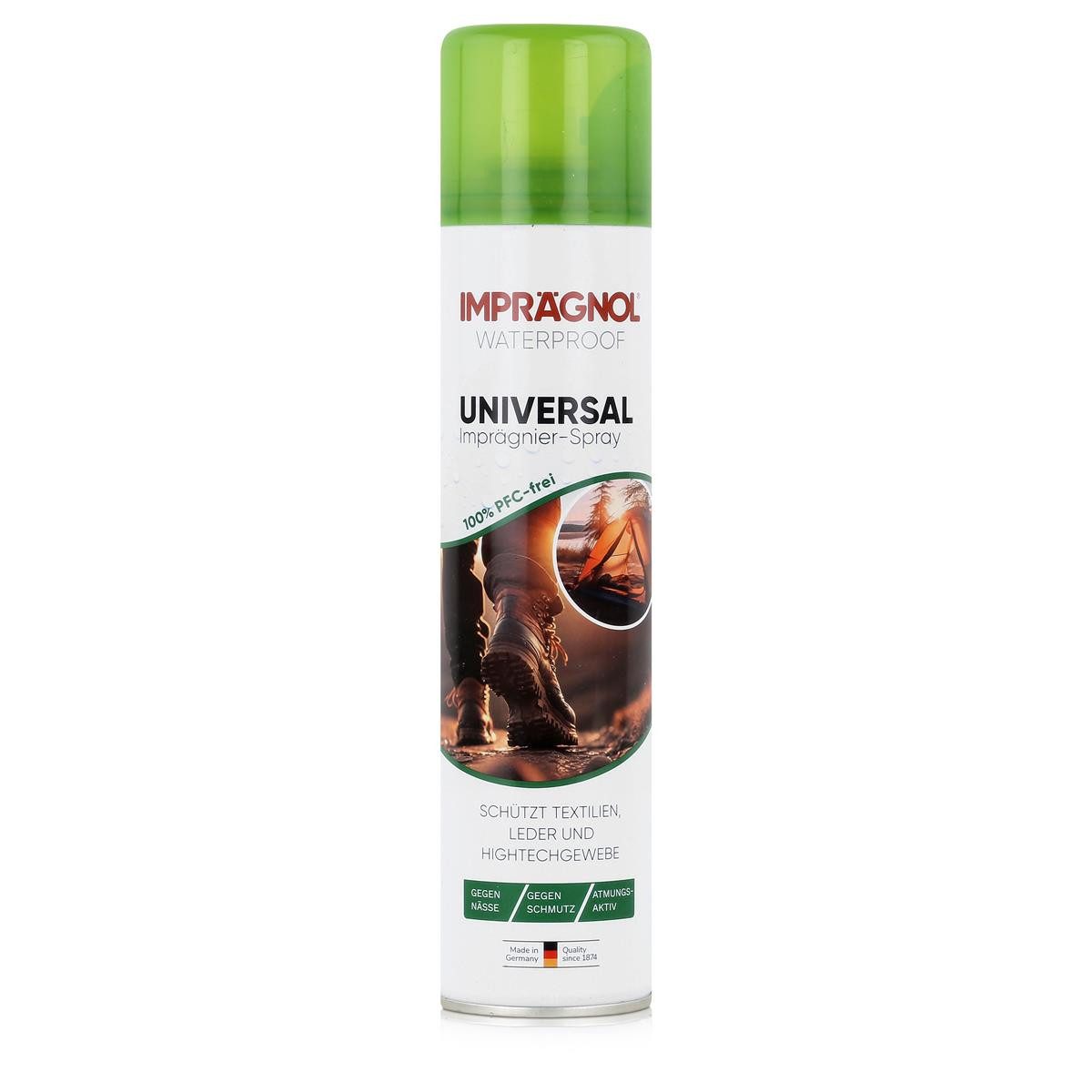 Imprägnol Imprägnol Universal Imprägnier-Spray 400ml schützt Textilien & Leder (Spezialwaschmittel