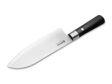 Böker Santokumesser, Böker Damast Black Santoku, Schichtholzgriff