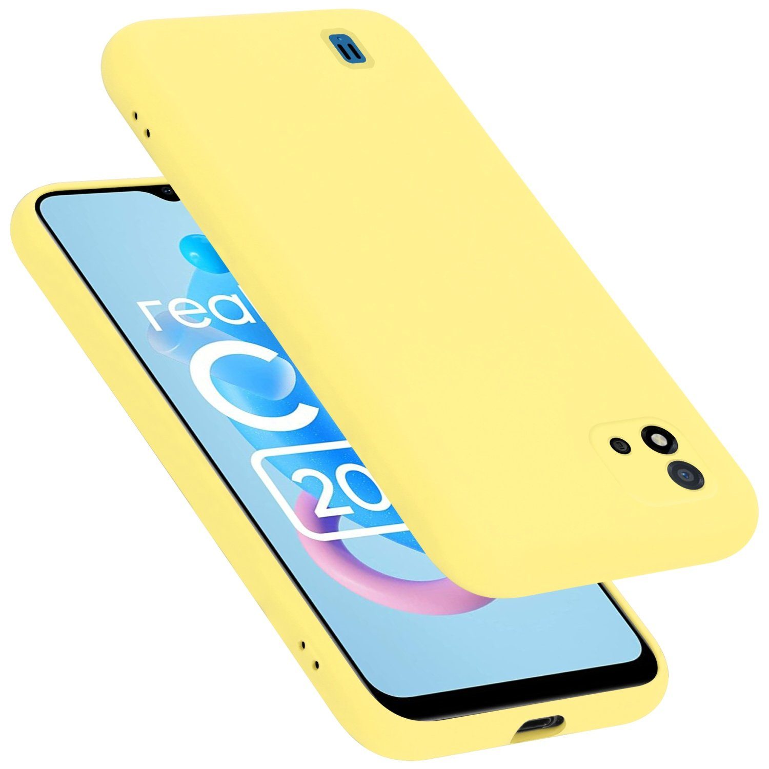 Cadorabo Handyhülle für Realme C11 2021 Hülle Realme C11 2021, Flexible Hülle TPU Silikon Schutzhülle Back Cover Case