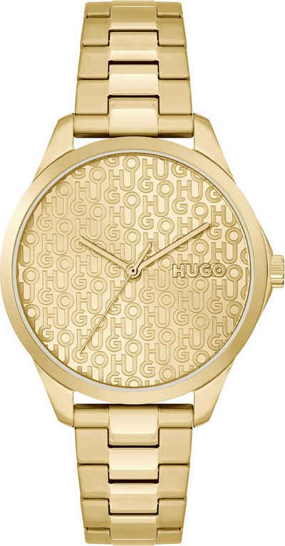 HUGO Quarzuhr #SHOW, 1540157, Armbanduhr, Damenuhr, Mineralglas, anlog