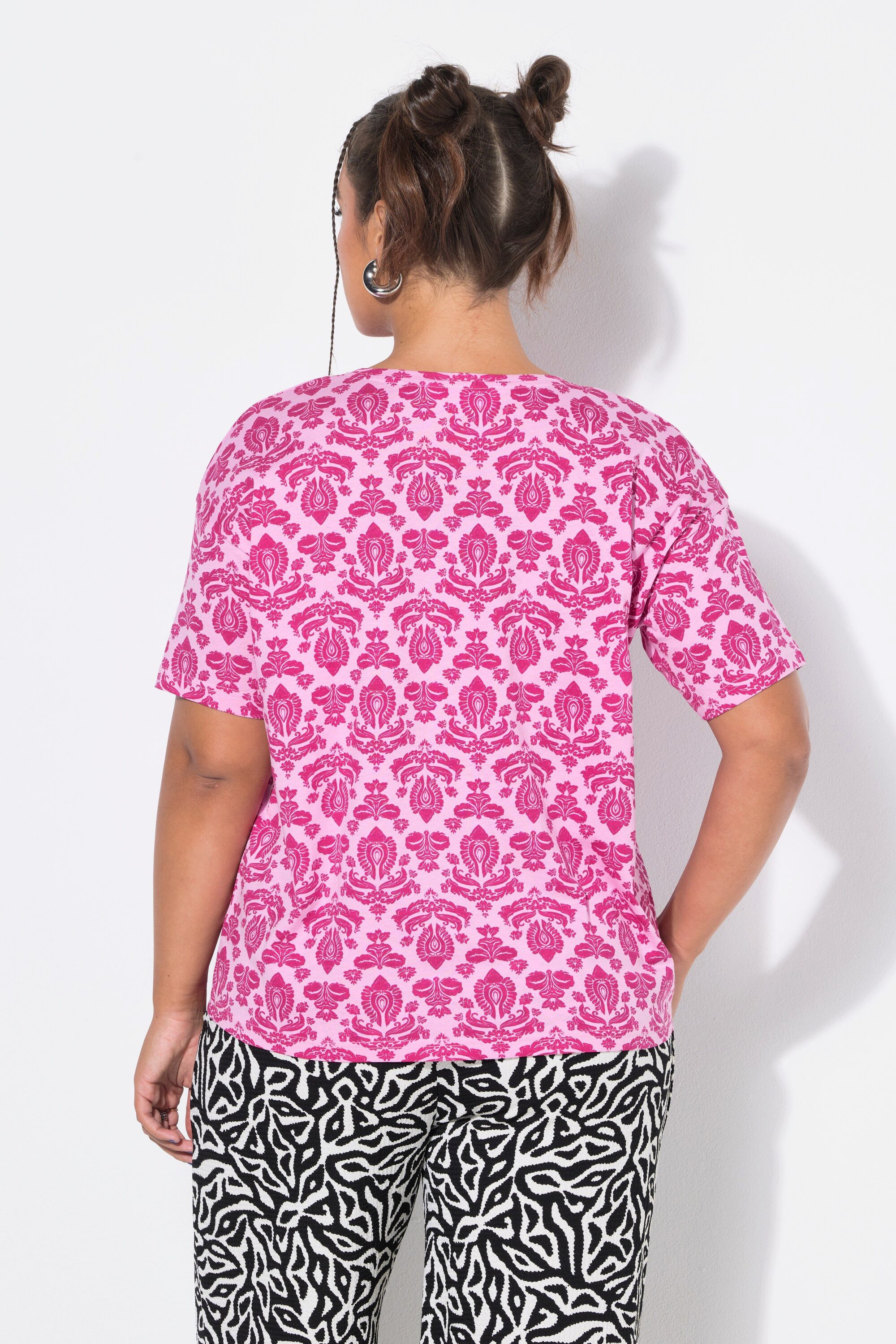 Studio Untold T-Shirt T-Shirt Oversize Shape Paisleys – Bild 3 von 4