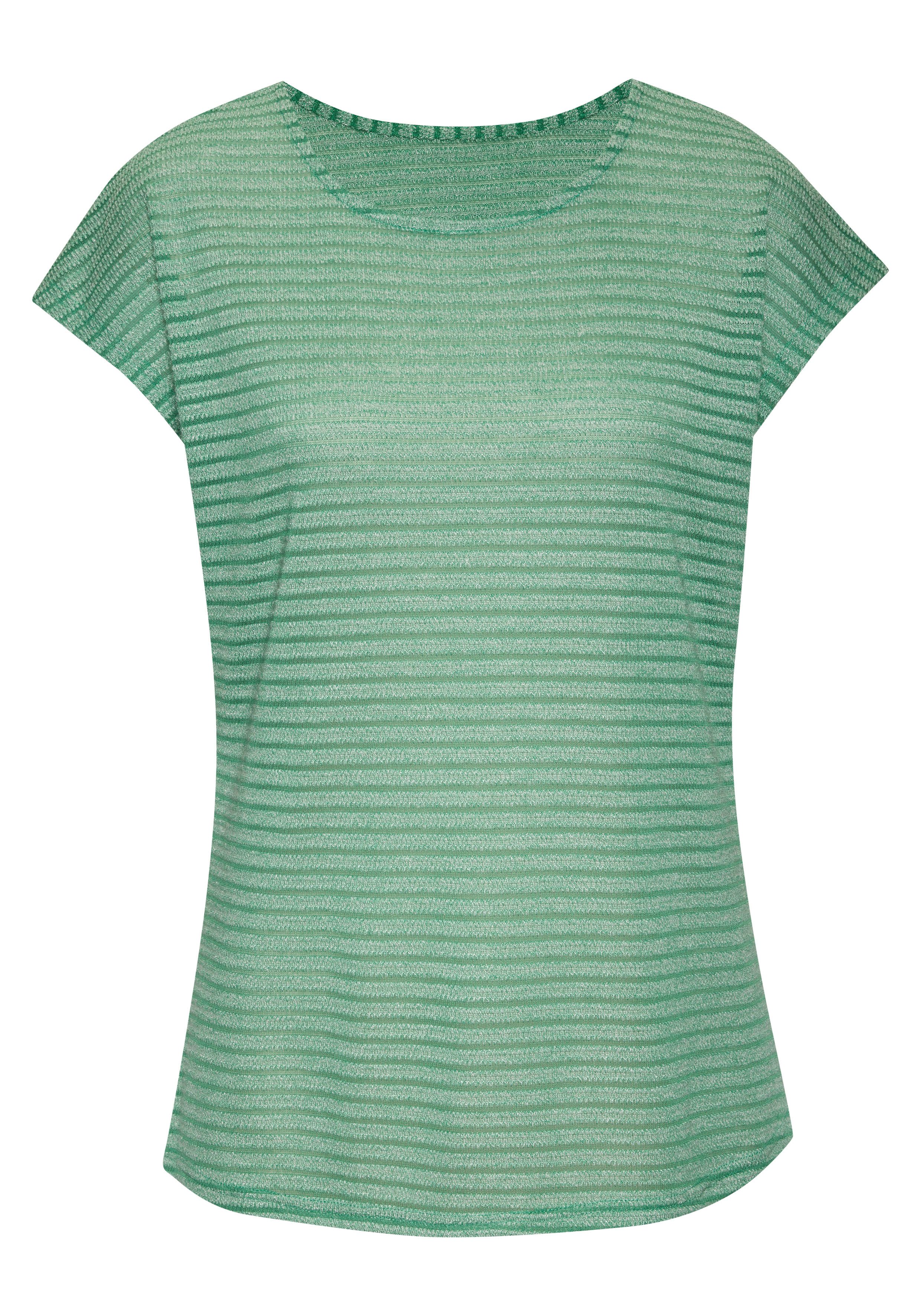 Vivance Kurzarmshirt mit Streifenoptik aus pflegeleichter Viskose-Qualität günstig online kaufen