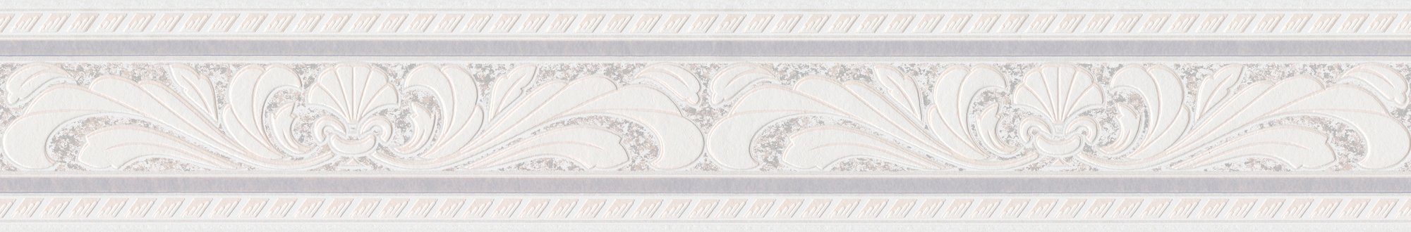 A.S. Création Bordüre Only Borders, aufgeschäumt, Barock, gemustert, ornamental, Tapete Bordüre Barock Holzplanken in Vintage-Optik Borte Wohnzimmer