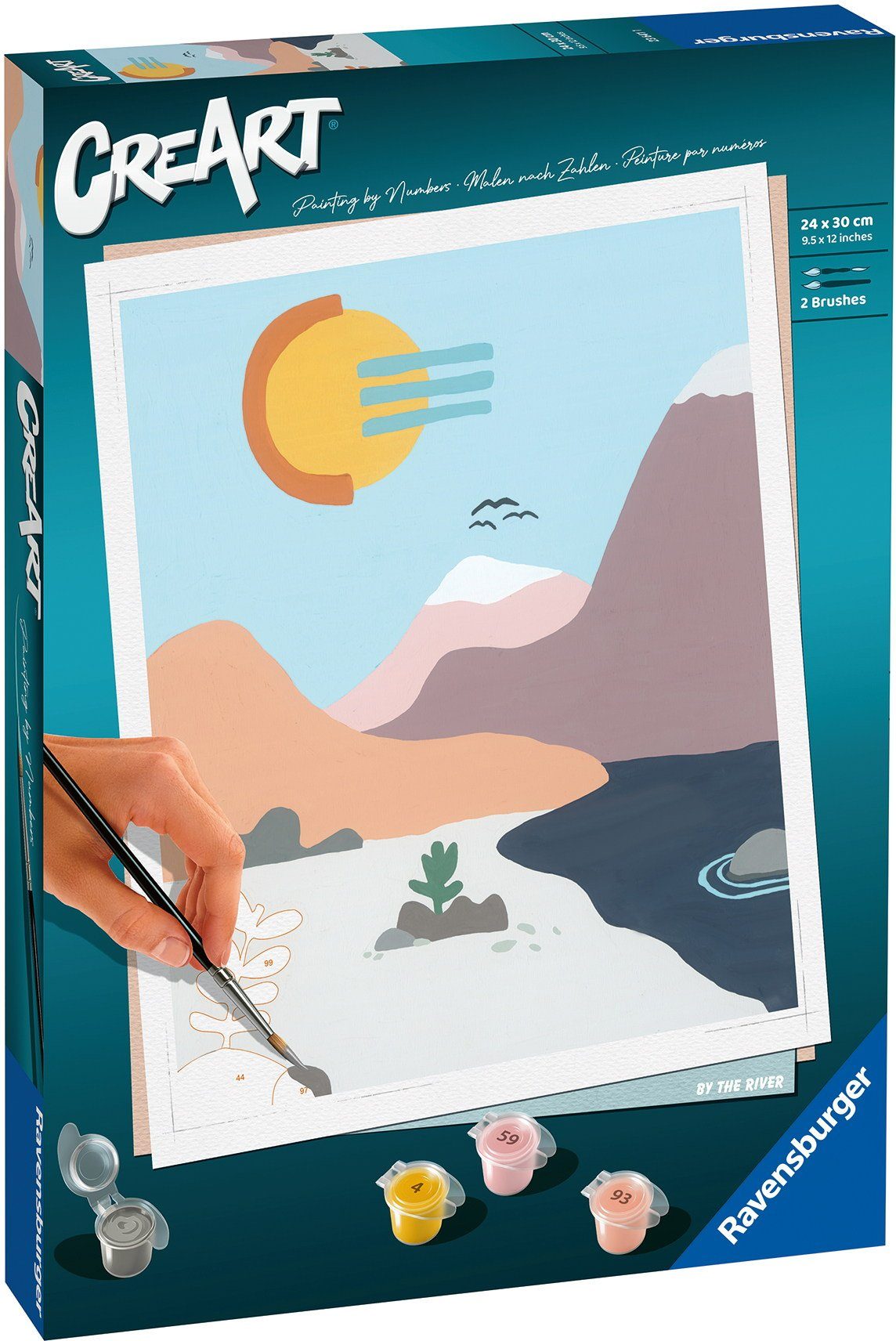 Ravensburger Malen nach Zahlen Malen nach Zahlen CREART Trend Serie C By the River 23641