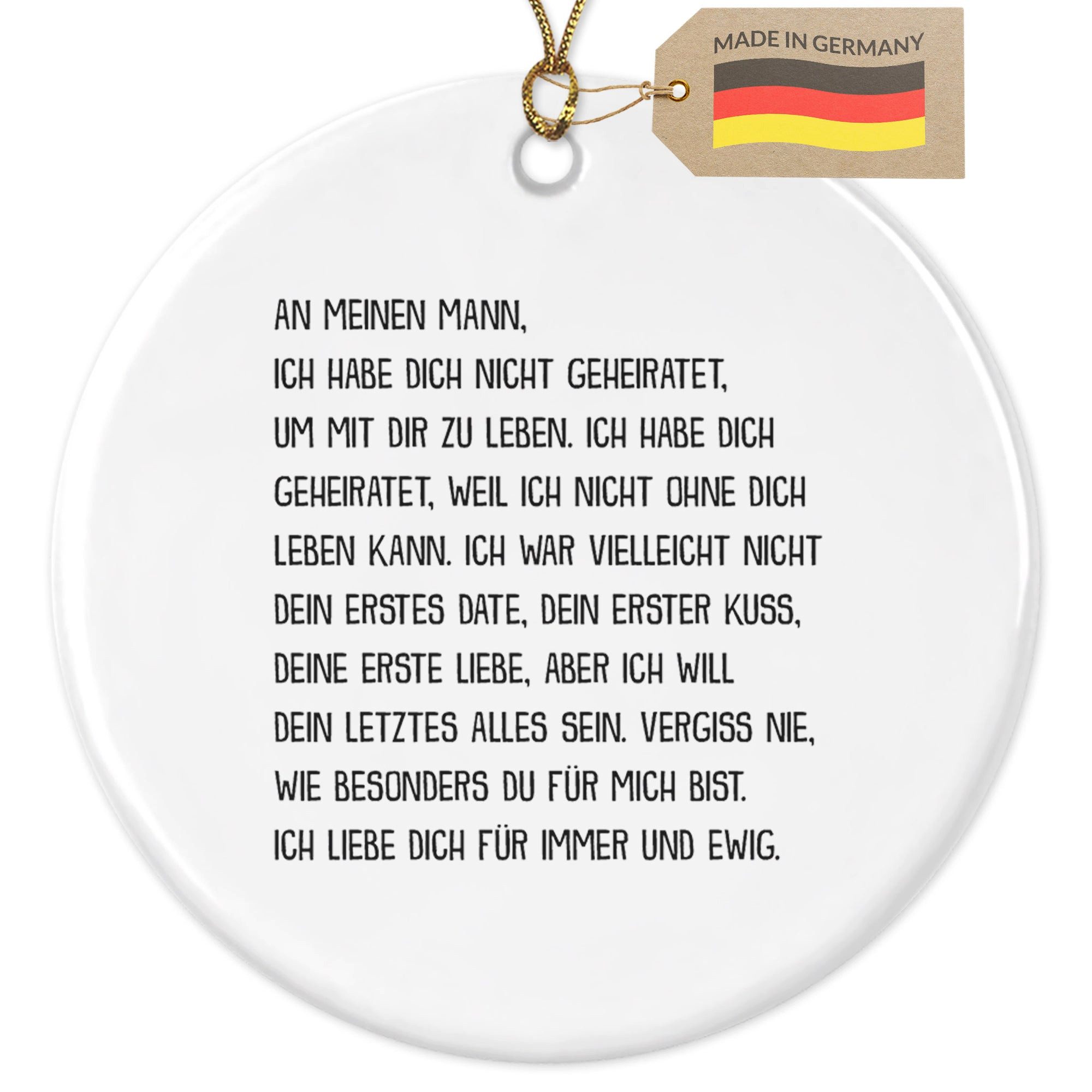 22Feels Weihnachtsbaumkugel Keramik Weihnachtsdeko Hochzeitstag Geschenk Eh günstig online kaufen