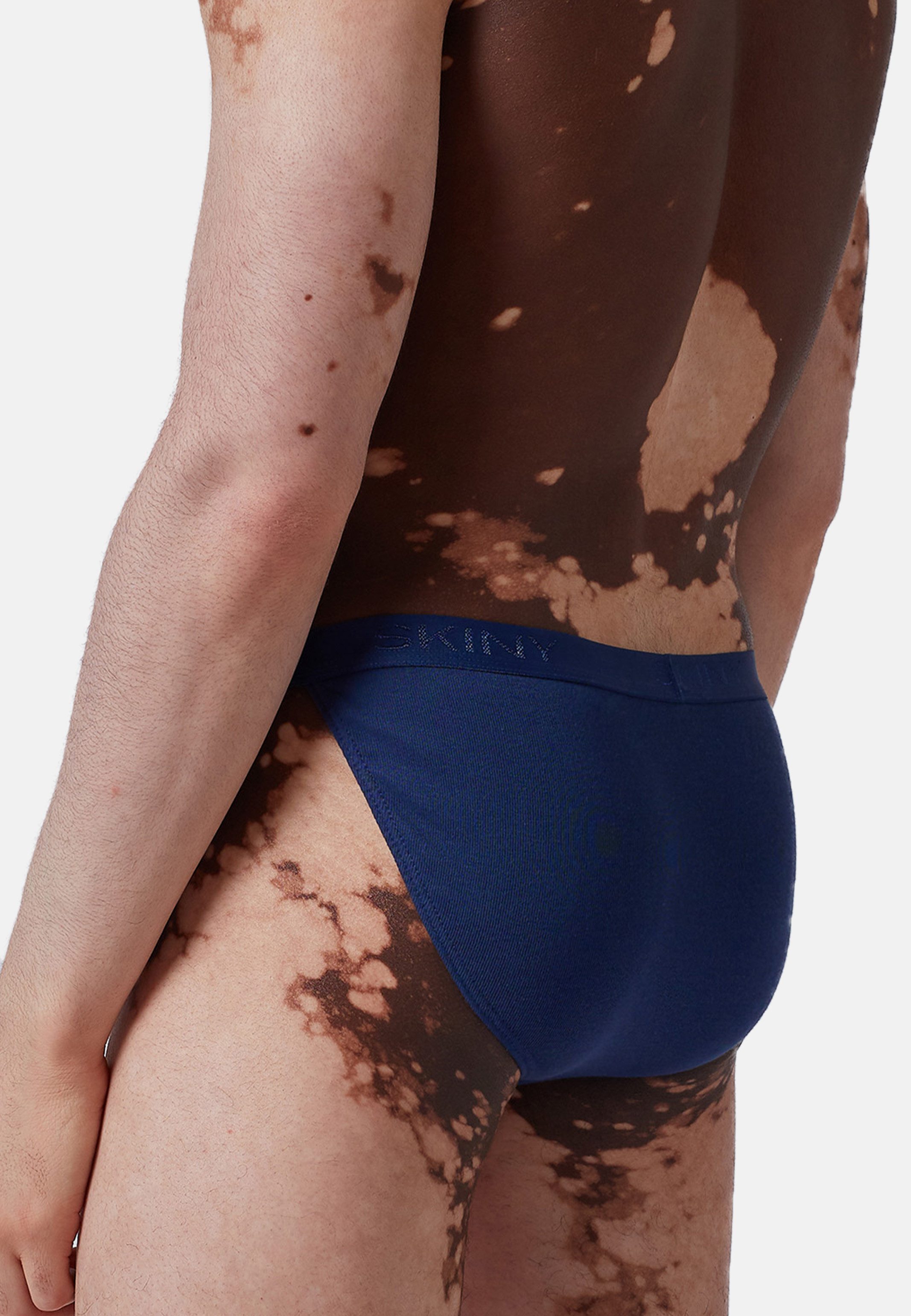 Skiny Slip 4er Pack Basic (Spar-Set, 4-St) Slip / Unterhose - Baumwolle - ohne Eingriff - Atmungsaktiv