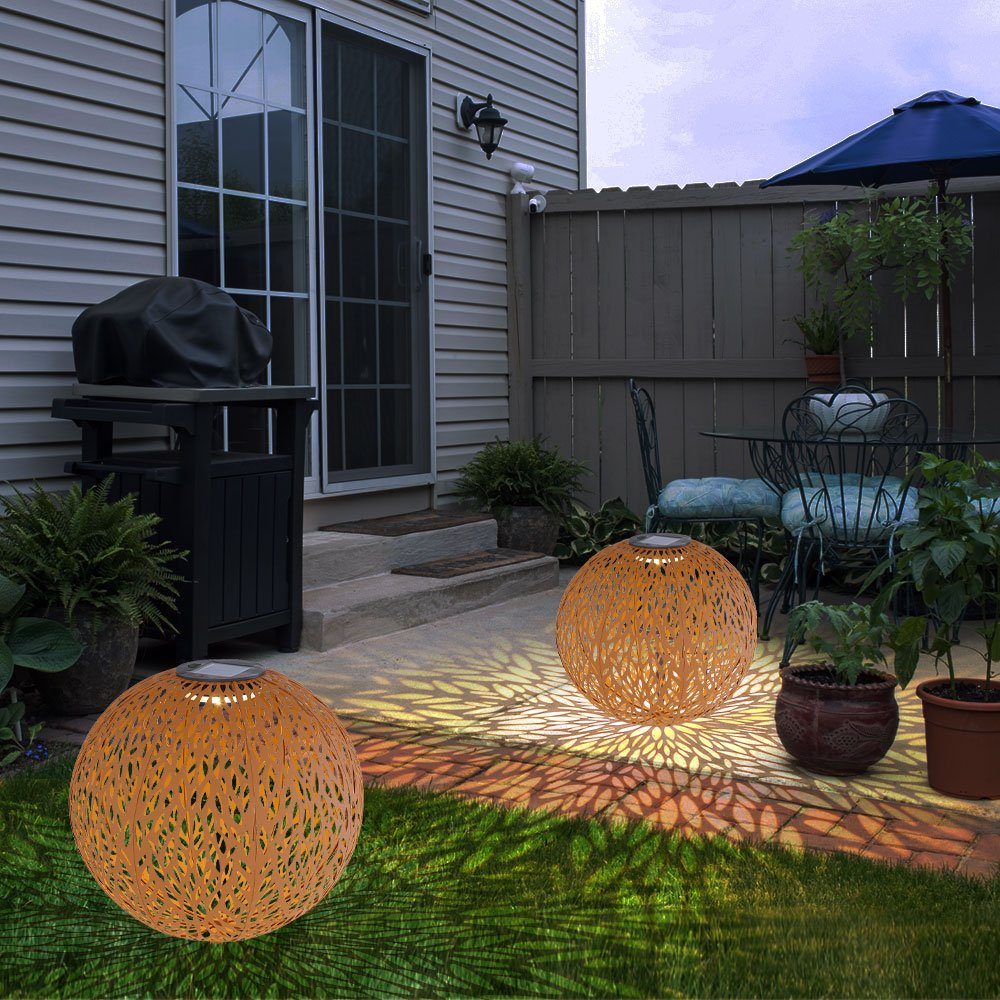 LED Solarleuchte, Garten Dekokugel Solardeko für Außen Aussen