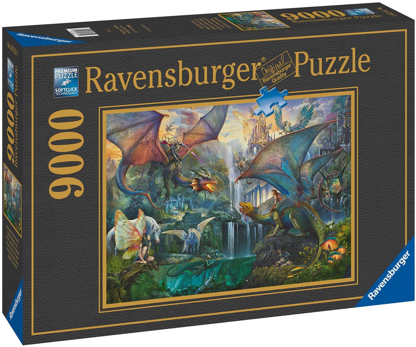 Puzzle Ravensburger 9000 Zauberhafter in Wald Germany, schützt Puzzleteile, Drachenwald, weltweit FSC® - - Made