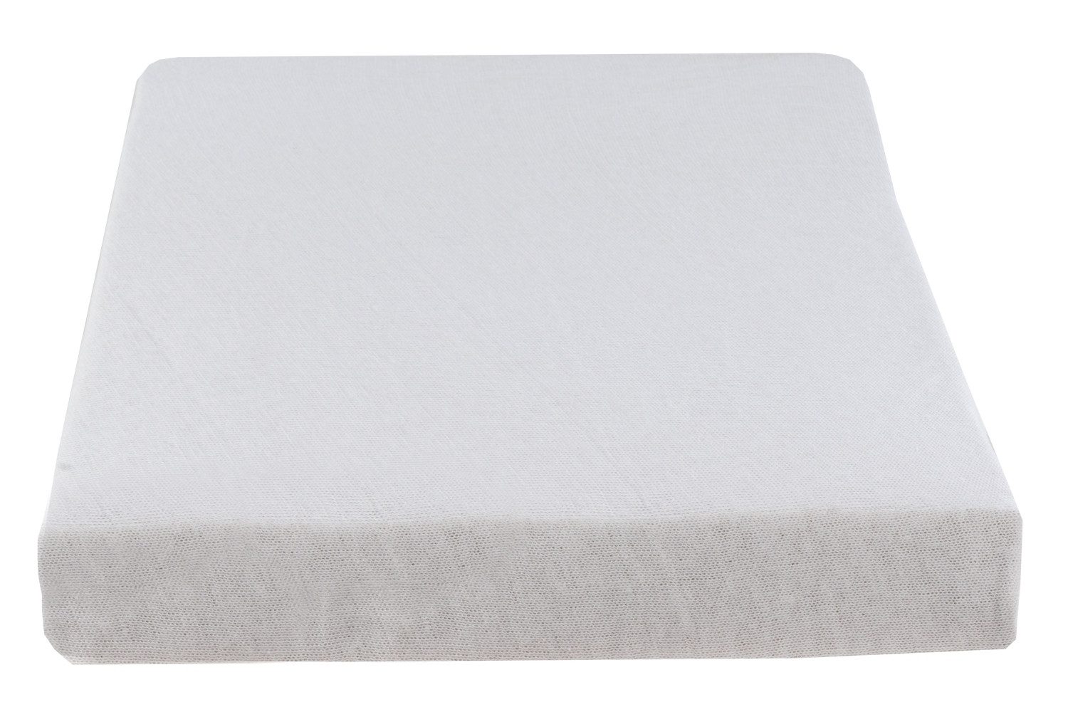 Home4You Spannbettlaken, 4er Set, Weiß, B 100 cm x L 200 cm, Baumwolle, Gum günstig online kaufen