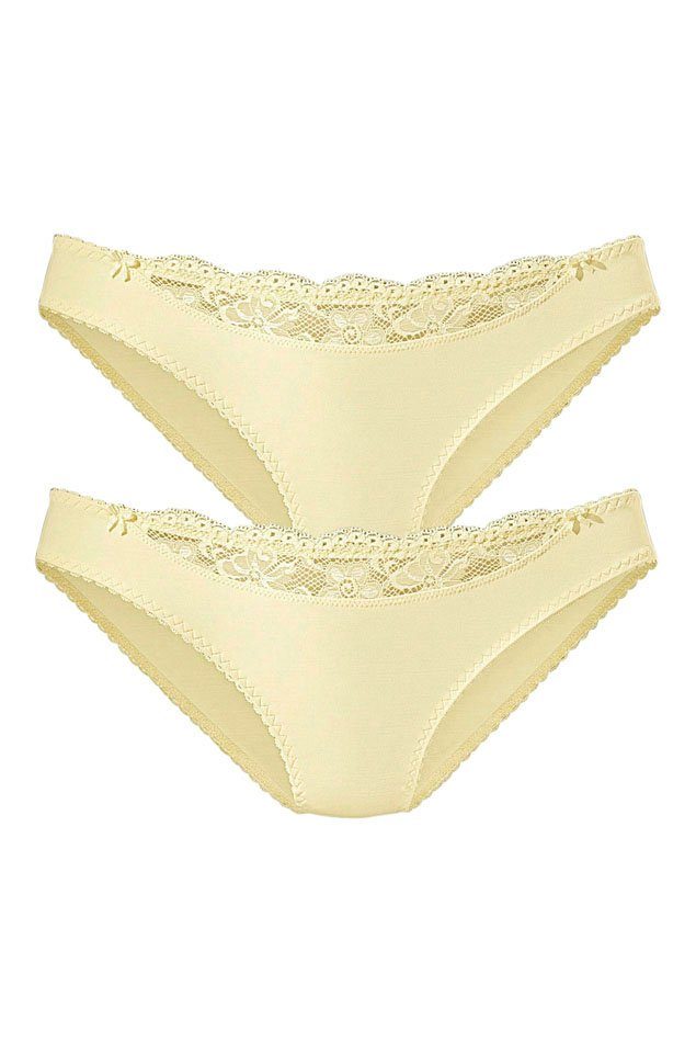 Nuance Slip (2-St) mit Spitzeneinsatz vorne