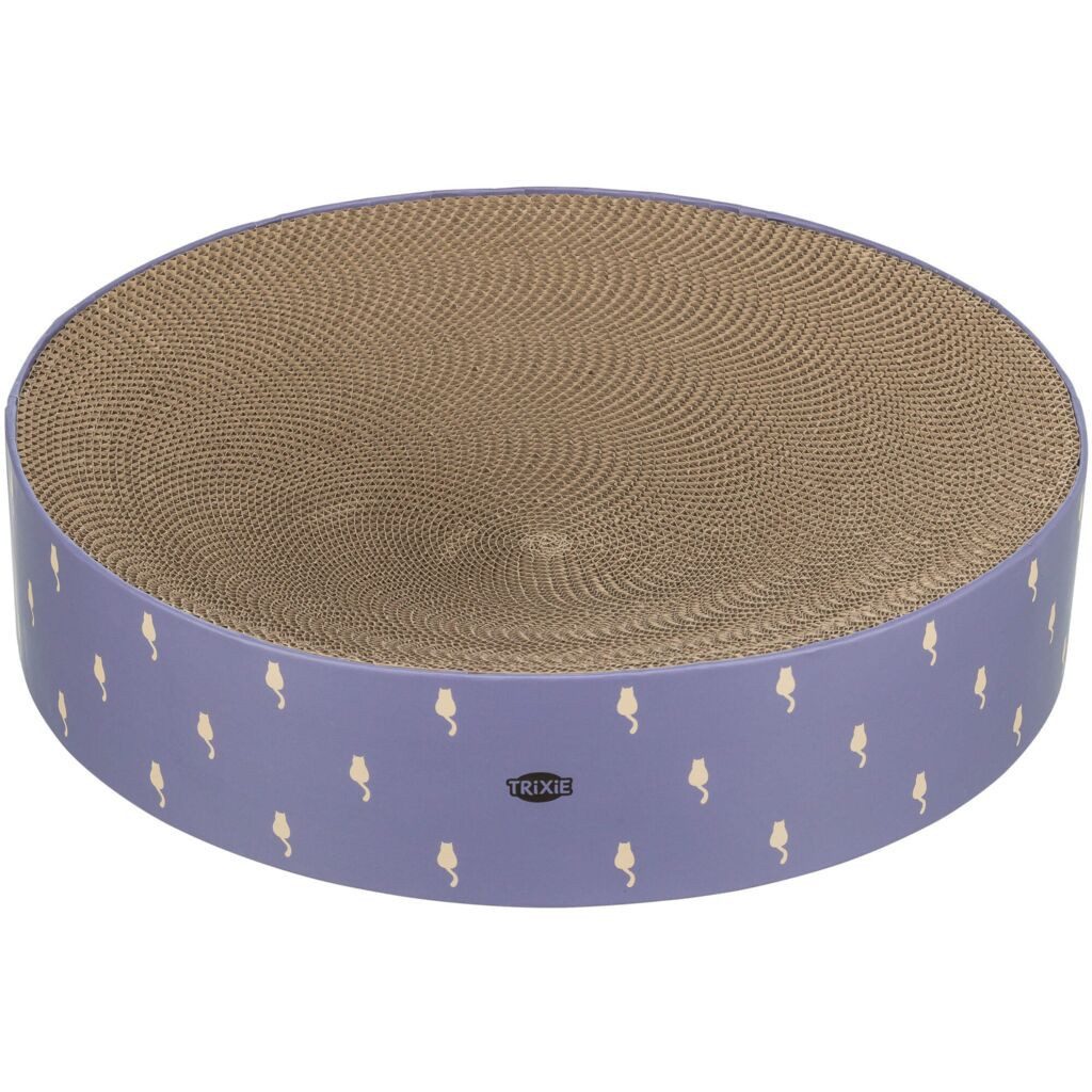 TRIXIE Kratzpappe Kratzbett Lilly - flieder - ø 45 × 10 cm
