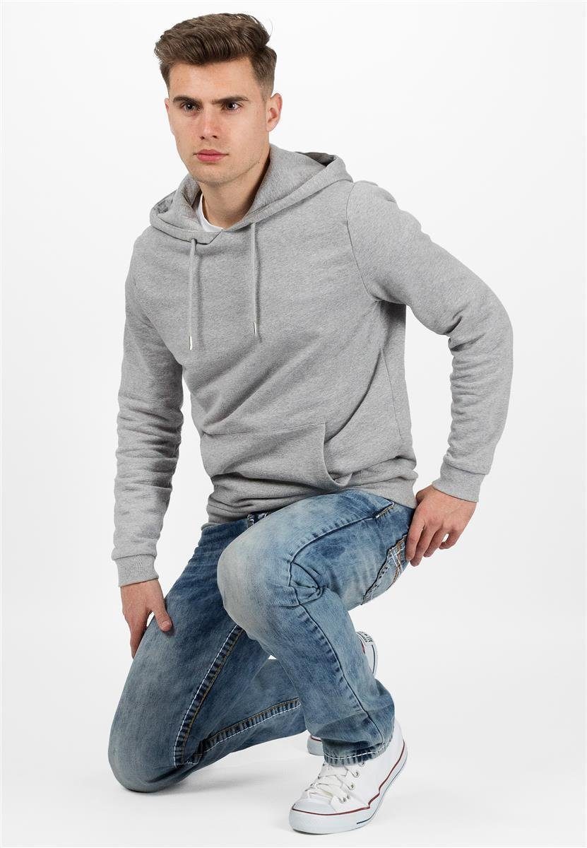 Cipo & Baxx Regular-fit-Jeans Herren Regular Fit Jeans Stonewashed BA-CD148 (1-tlg) mit dicken Kontrastnähten im Casual Look – Bild 5 von 5