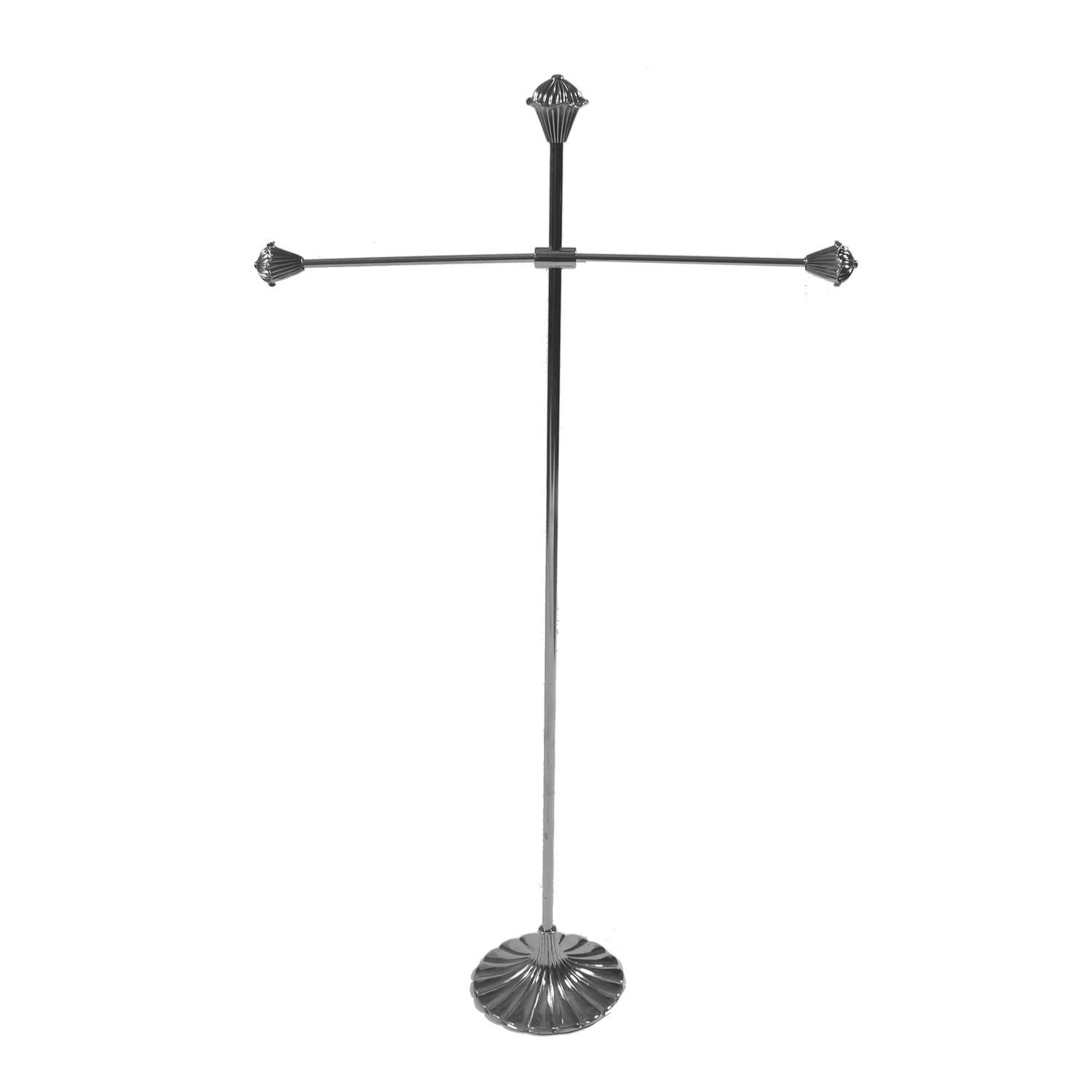 BURI Schmuckständer Lisbeth Dahl Schmuckständer silber 66x37cm zweiarmig Metall Schmuckhal