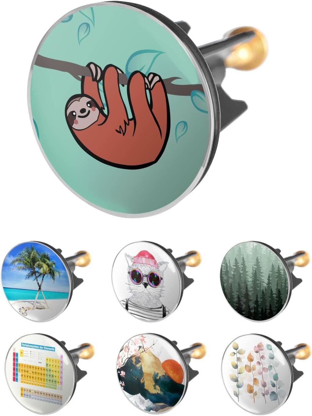 Arteneur Waschbeckenstöpsel, ⌀ 4 cm, 100% wasserdicht, extra schwerer Messi günstig online kaufen