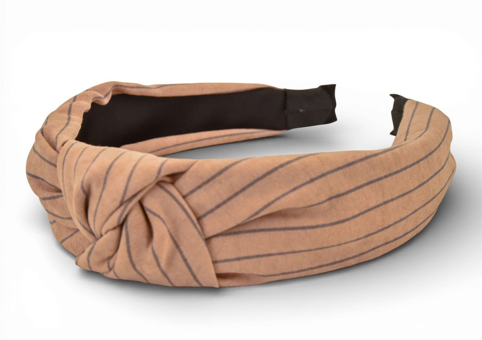 styleBREAKER Haarband, 1-tlg., Haarreif Gestreift mit Twist Knoten