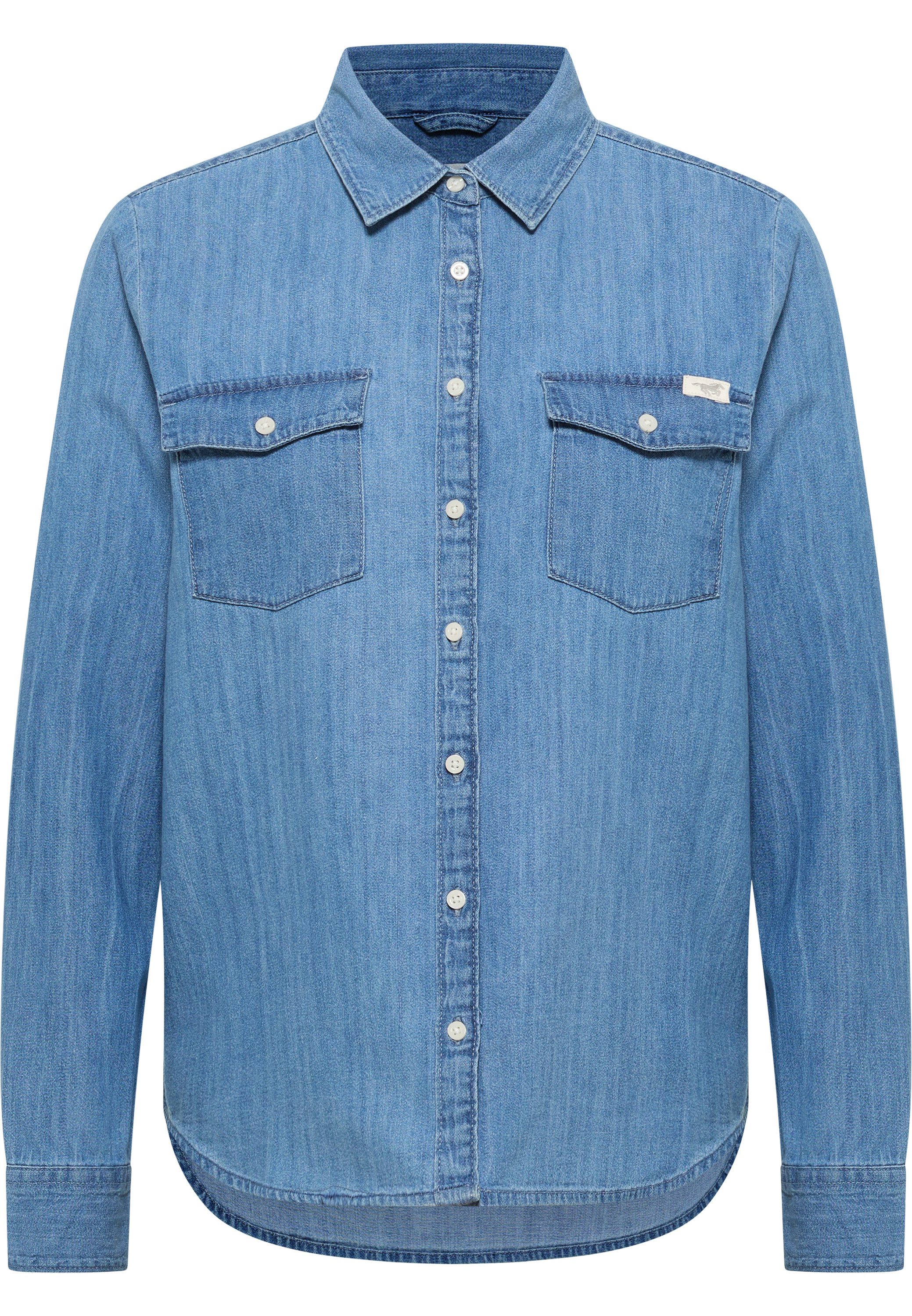 MUSTANG Hemdbluse Damen Style Sedana Basic Shirt günstig online kaufen