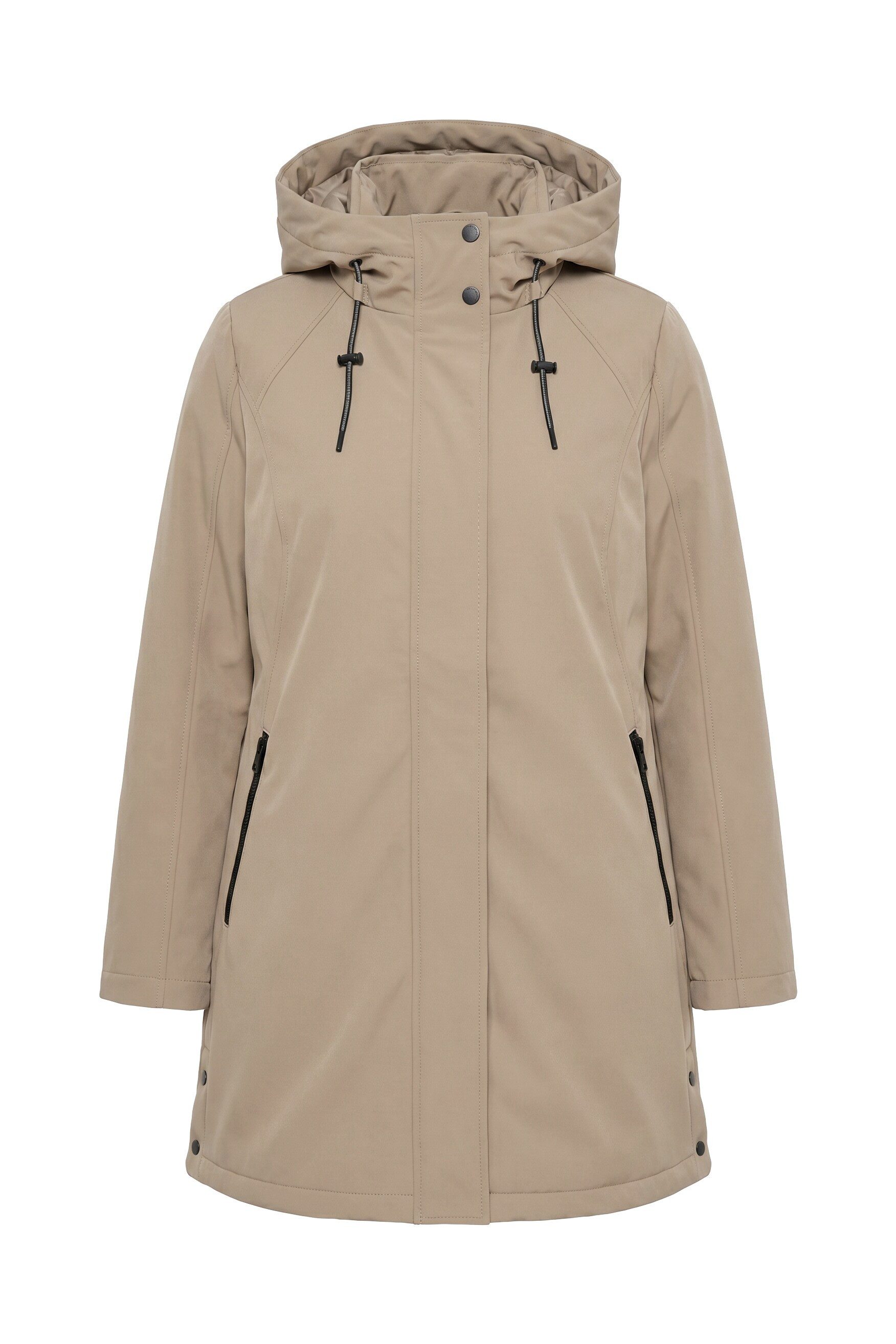 Ulla Popken Funktionsjacke HYPRAR Funktionsjacke wasserabweisend Kapuze – Bild 2 von 4