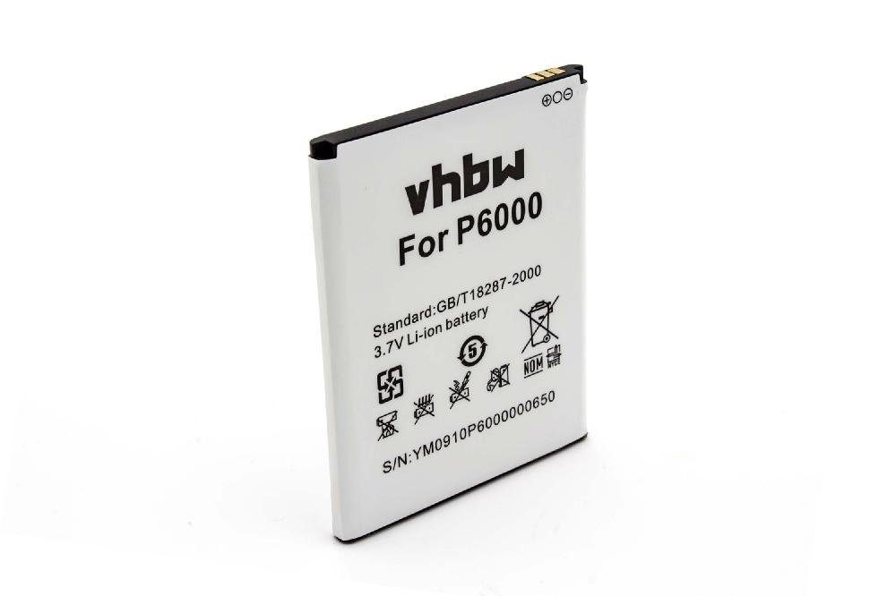 vhbw kompatibel mit Elephone P6000s, P6000, Precious P6000, P6000 Pro Smartphone-Akku Li-Ion 2700 mAh (3,7 V)