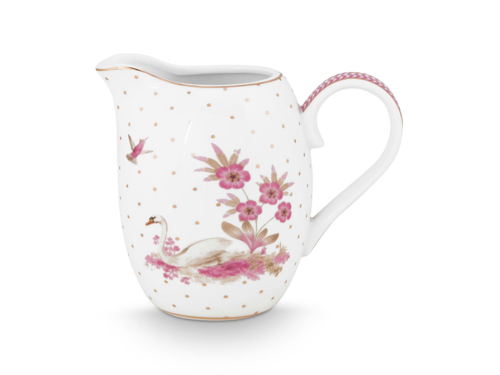 PiP Studio Milchkännchen Jolie Dots Gold Pink Krug 250ml