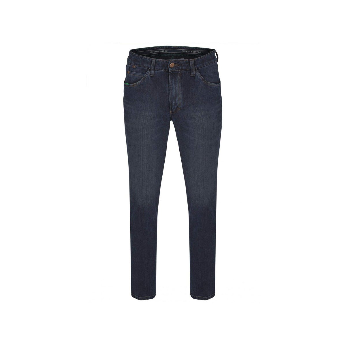 blau Hinrichs regular 5-Pocket-Jeans (1-tlg)