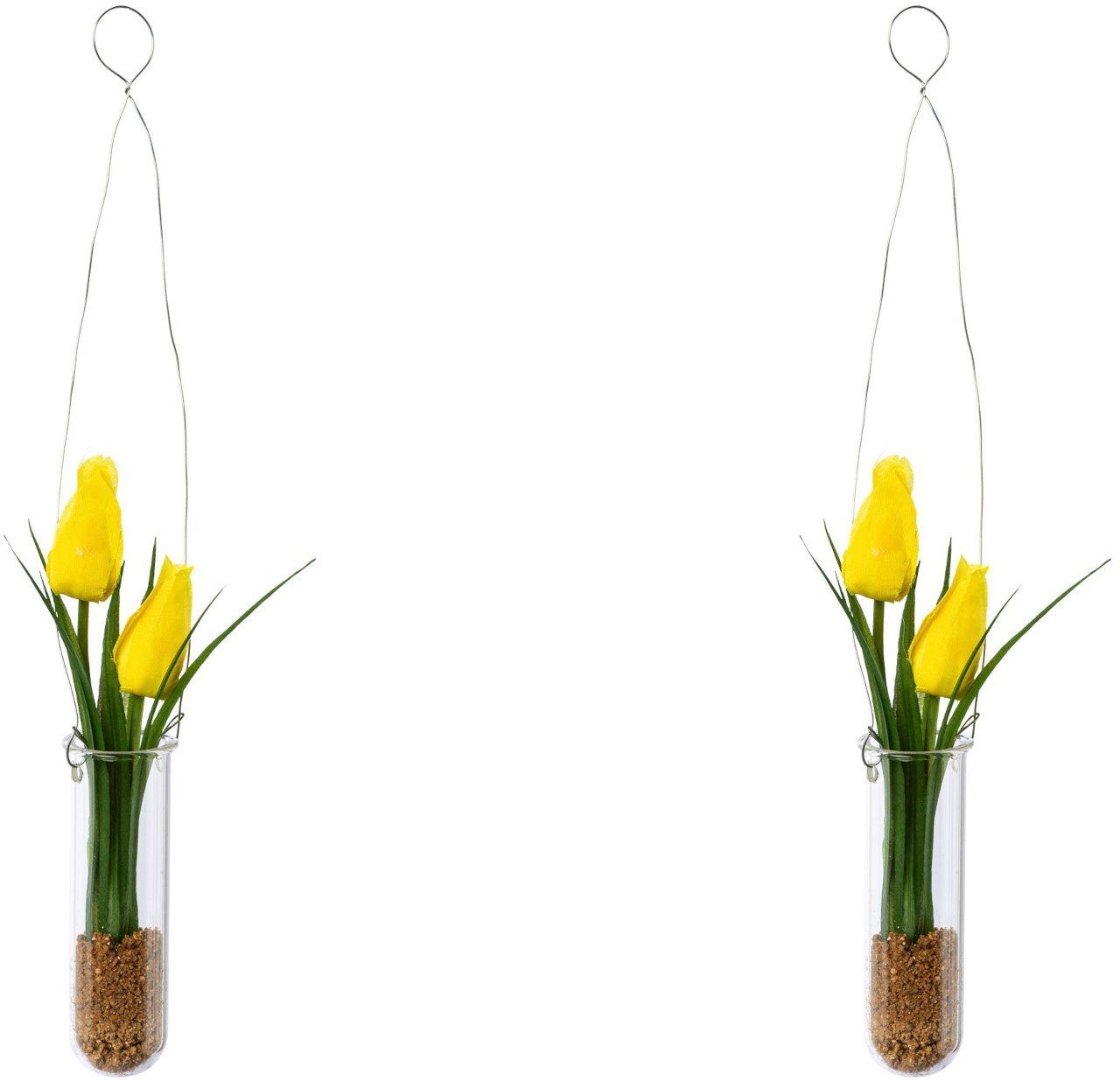 Kunstblume Tulpen in Hängevase Maiglöckchen, OTTO home, Höhe 35 cm