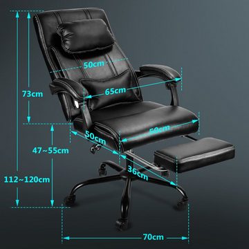 Clanmacy Bürostuhl Bürostuhl Gaming Stuhl Bürostuhl Computerstuhl Chefsessel Drehstuhl