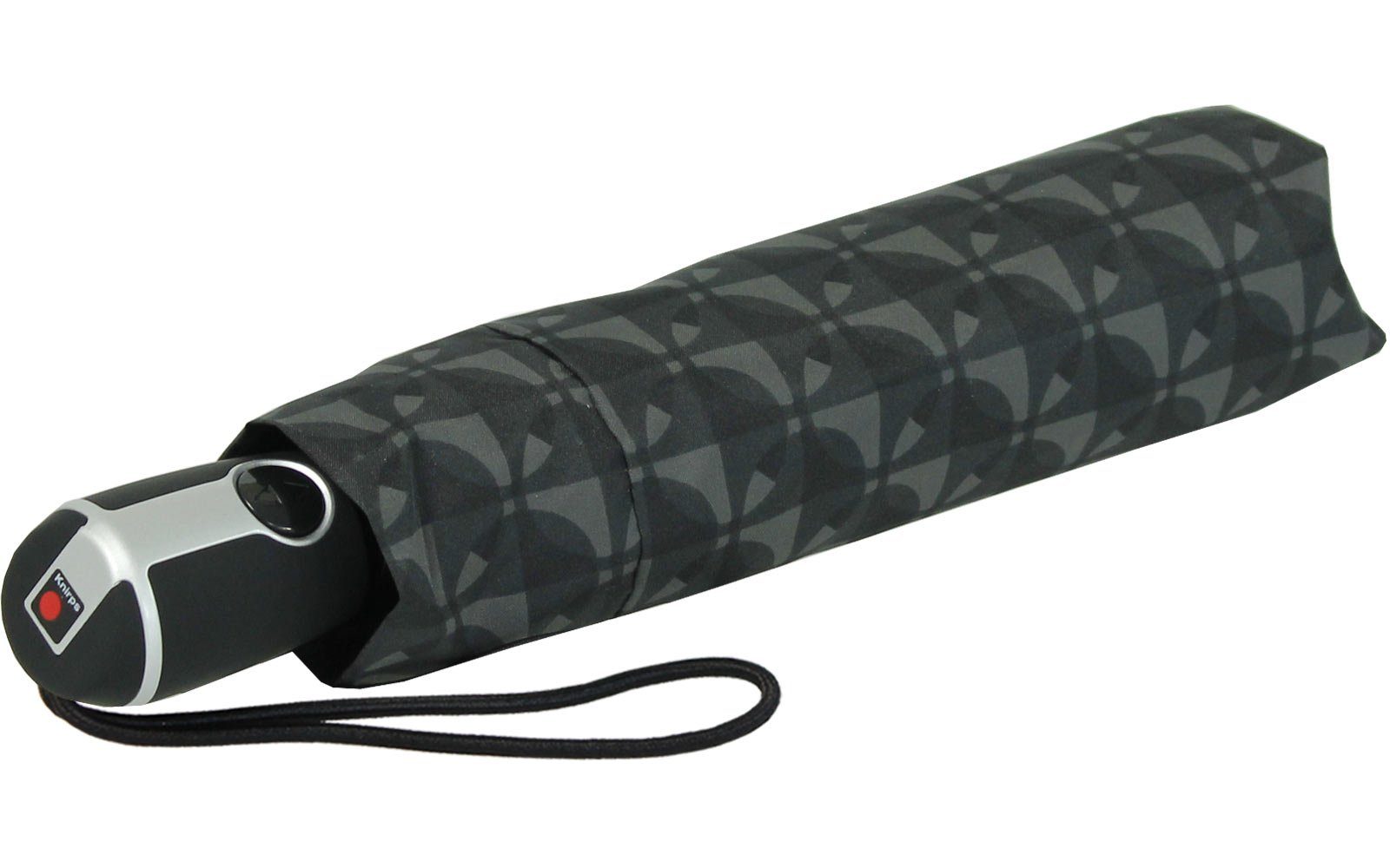Knirps® Taschenregenschirm Large Duomatic mit Auf-Zu-Automatik - Nimbus black, der große, stabile Begleiter