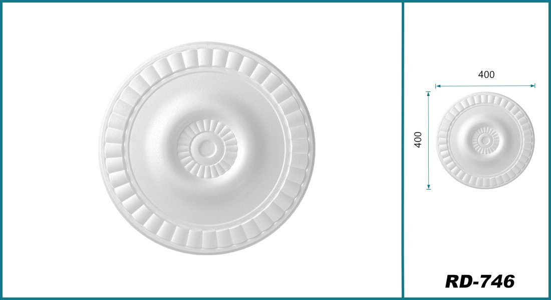 Hexim Wanddekoobjekt Meeresleuchten 40cm (HEXIM Stuckrosette günstig online kaufen