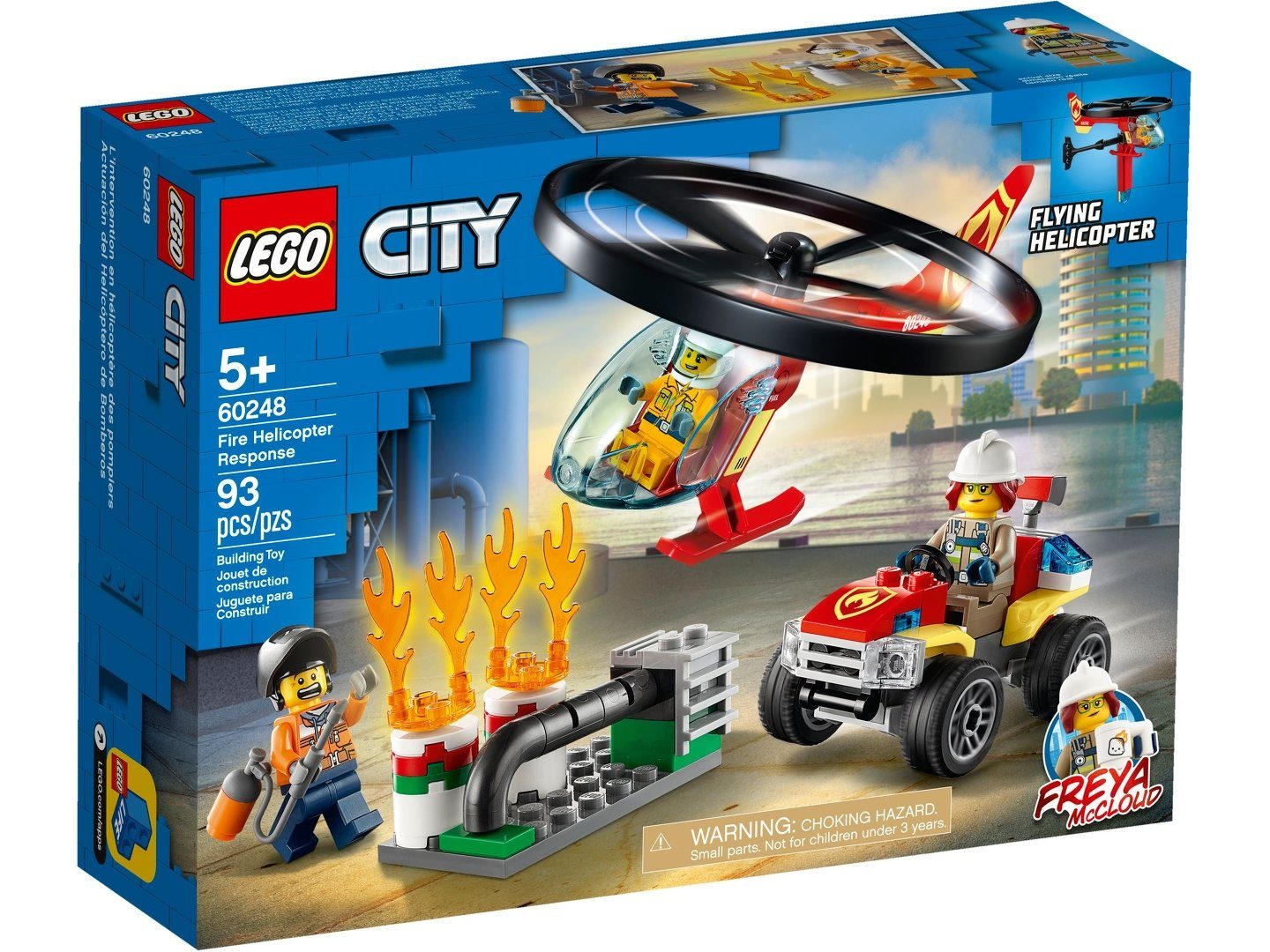 LEGO® City 60248 Einsatz mit dem Feuerwehrhubschrauber Konstruktionsspielsteine