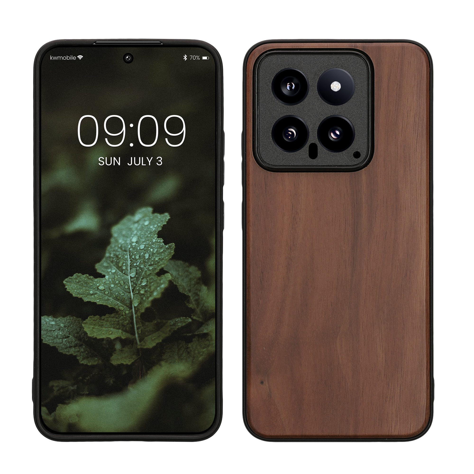 kwmobile Handyhülle Bumper Handyhülle für Xiaomi 14 5G, Hülle Handy Case Cover