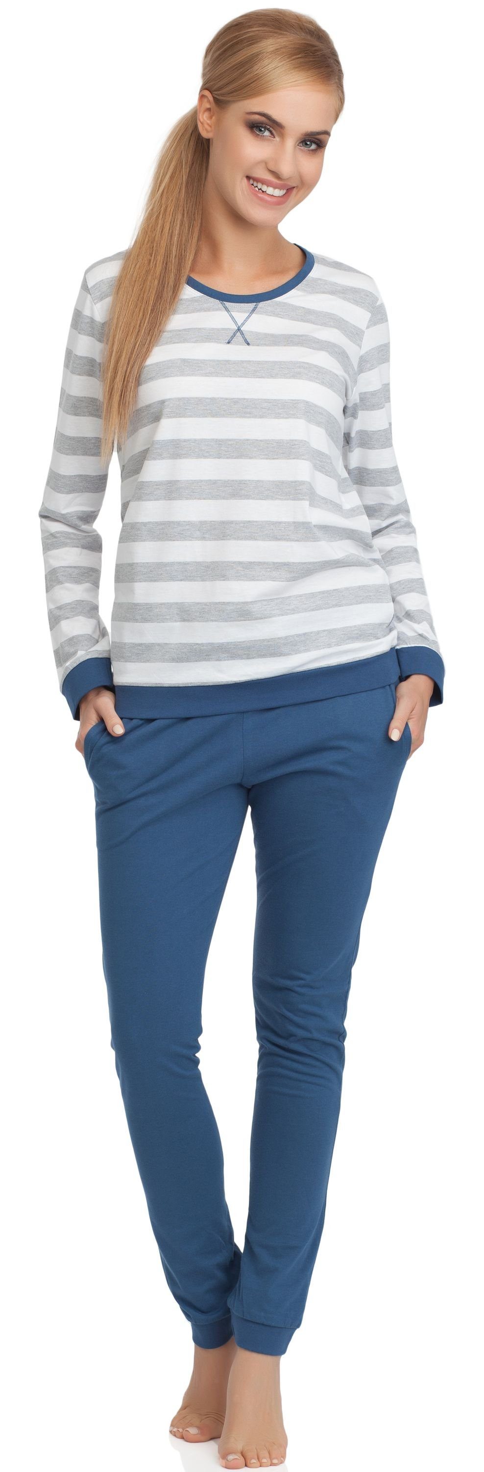 Jeans Schlafanzug Jungen Schlafanzug CR-789-Worms Cornette