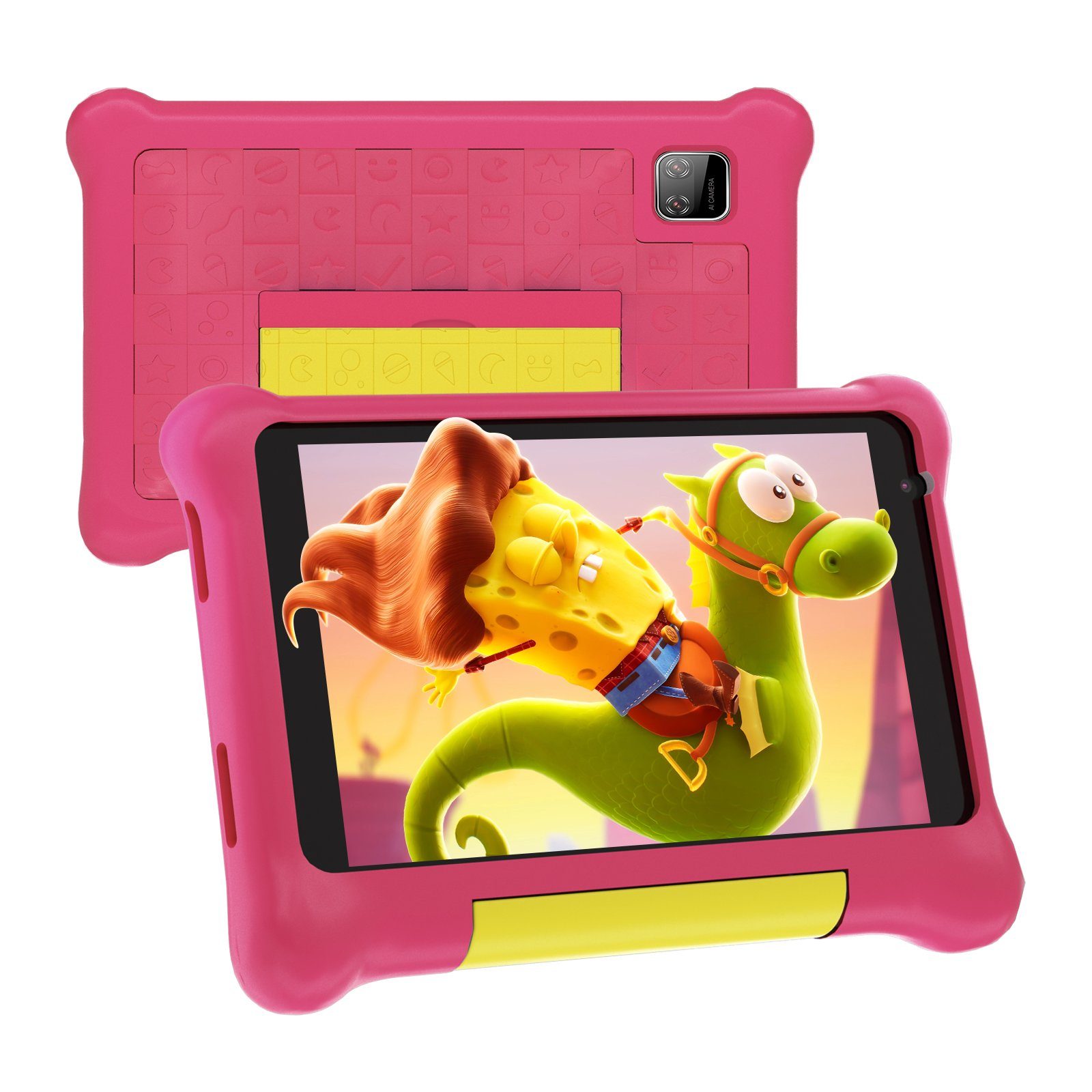 Tablet 12, TK707 GB, leicht, pink Happybe (7", Android kindersicher) 32