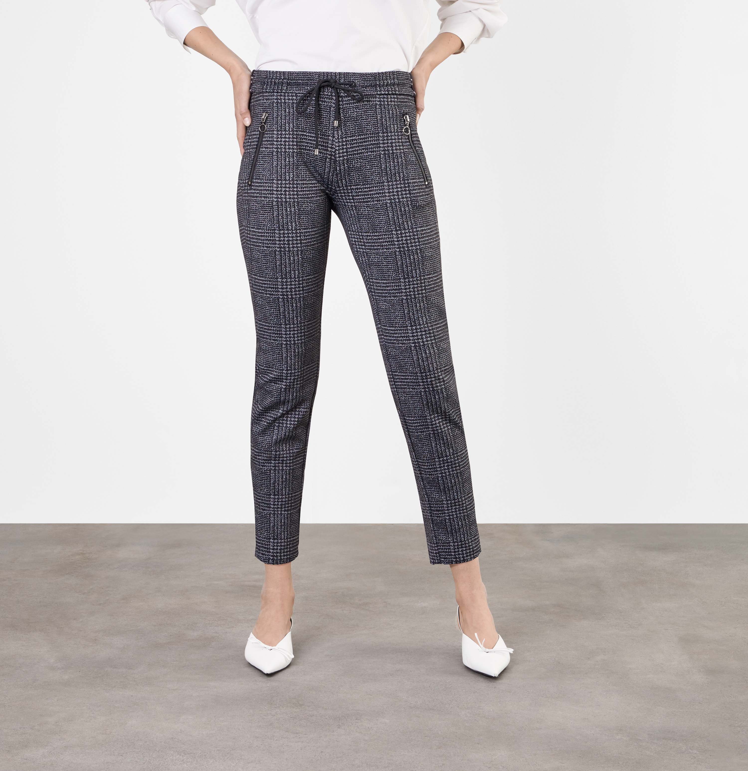 MAC Stretch-Jeans MAC EASY black check 2710-00-0107L 090K