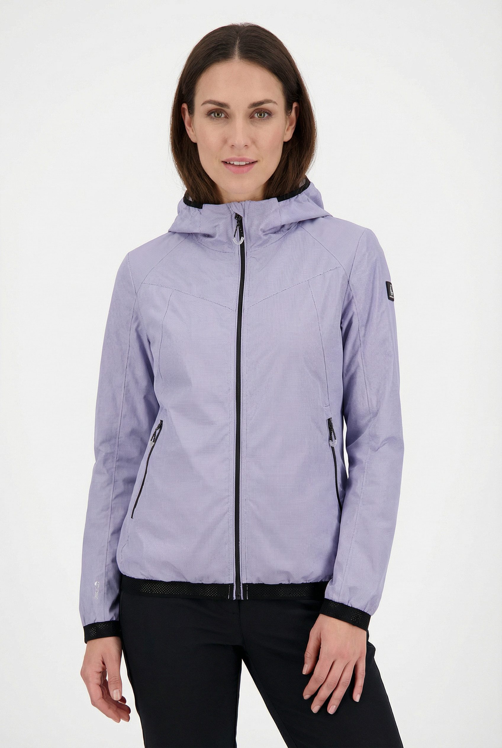 Killtec Funktionsjacke KOS 22 WMN JCKT Übergangsjacke mit hochschließender Kapuze, superleichtes Design