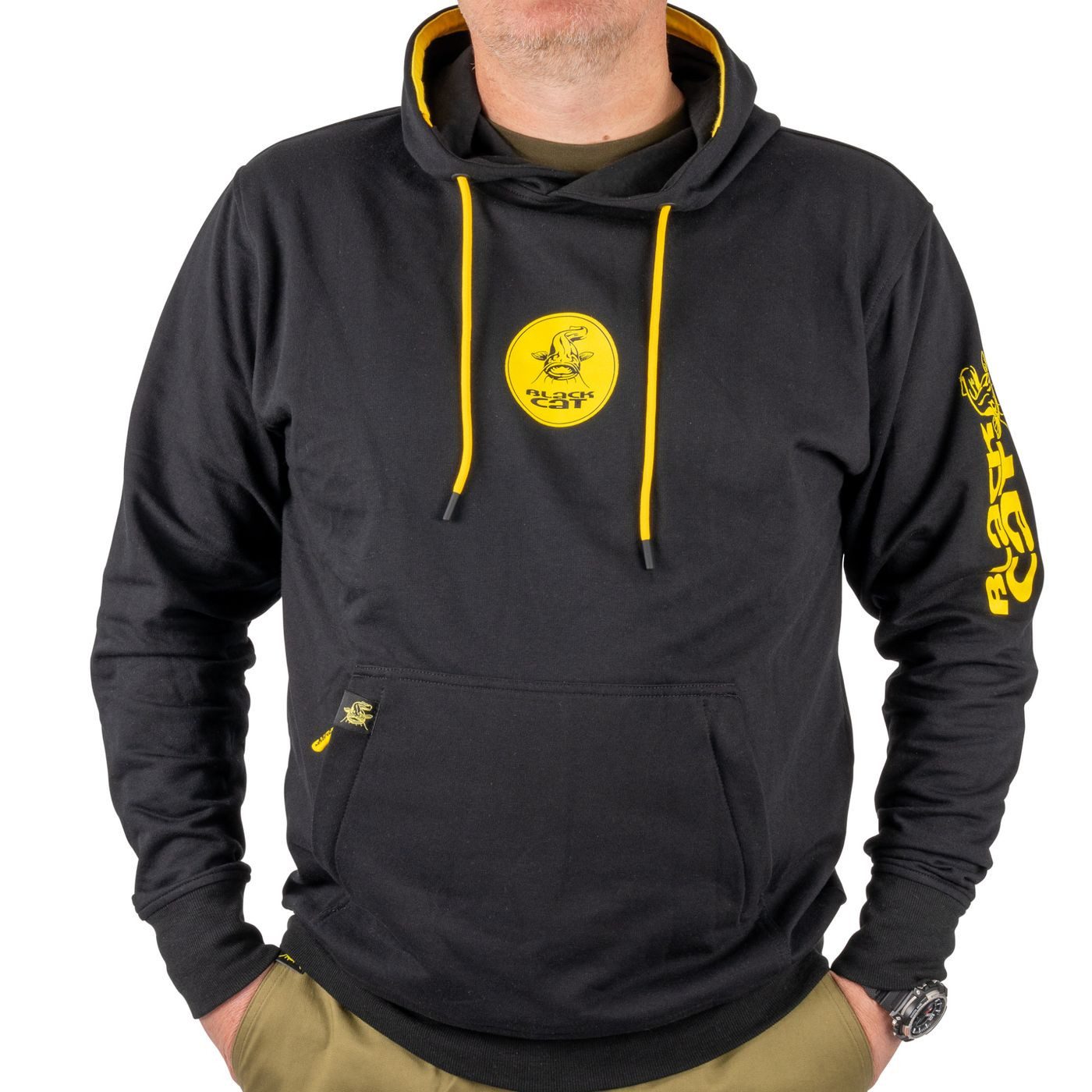 Black Cat Kapuzenpullover Black Cat Black Hoody