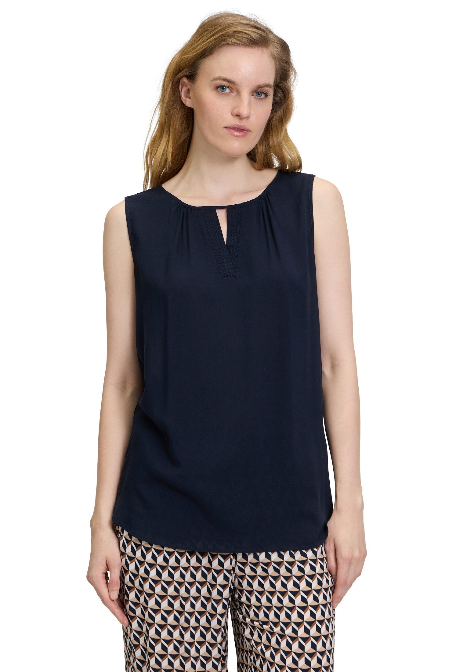 Betty Barclay Schlupfbluse Damen Schlupfbluse mit Rundhalsausschnitt