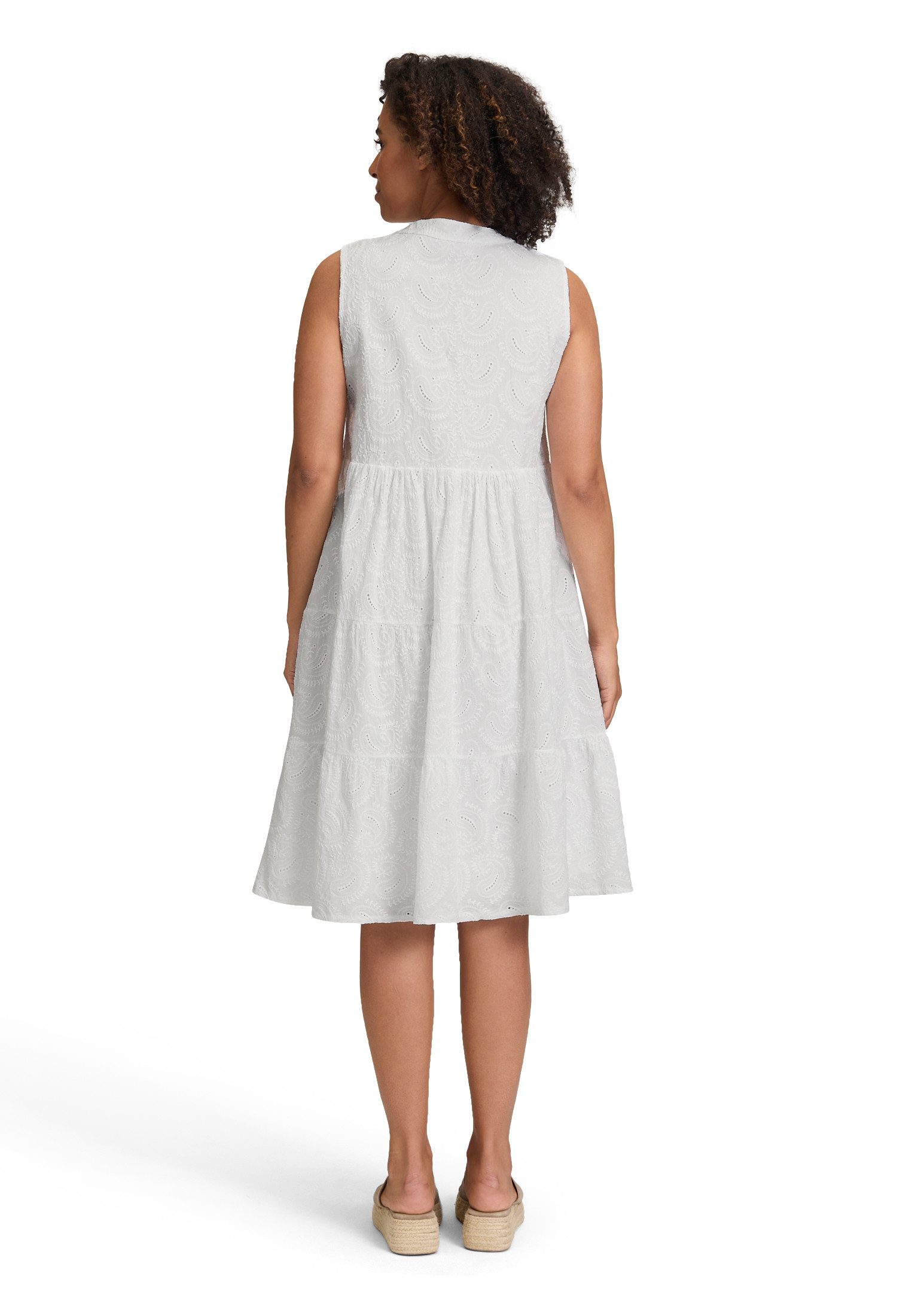 Cartoon Spitzenkleid Damen mit Lochmuster Design