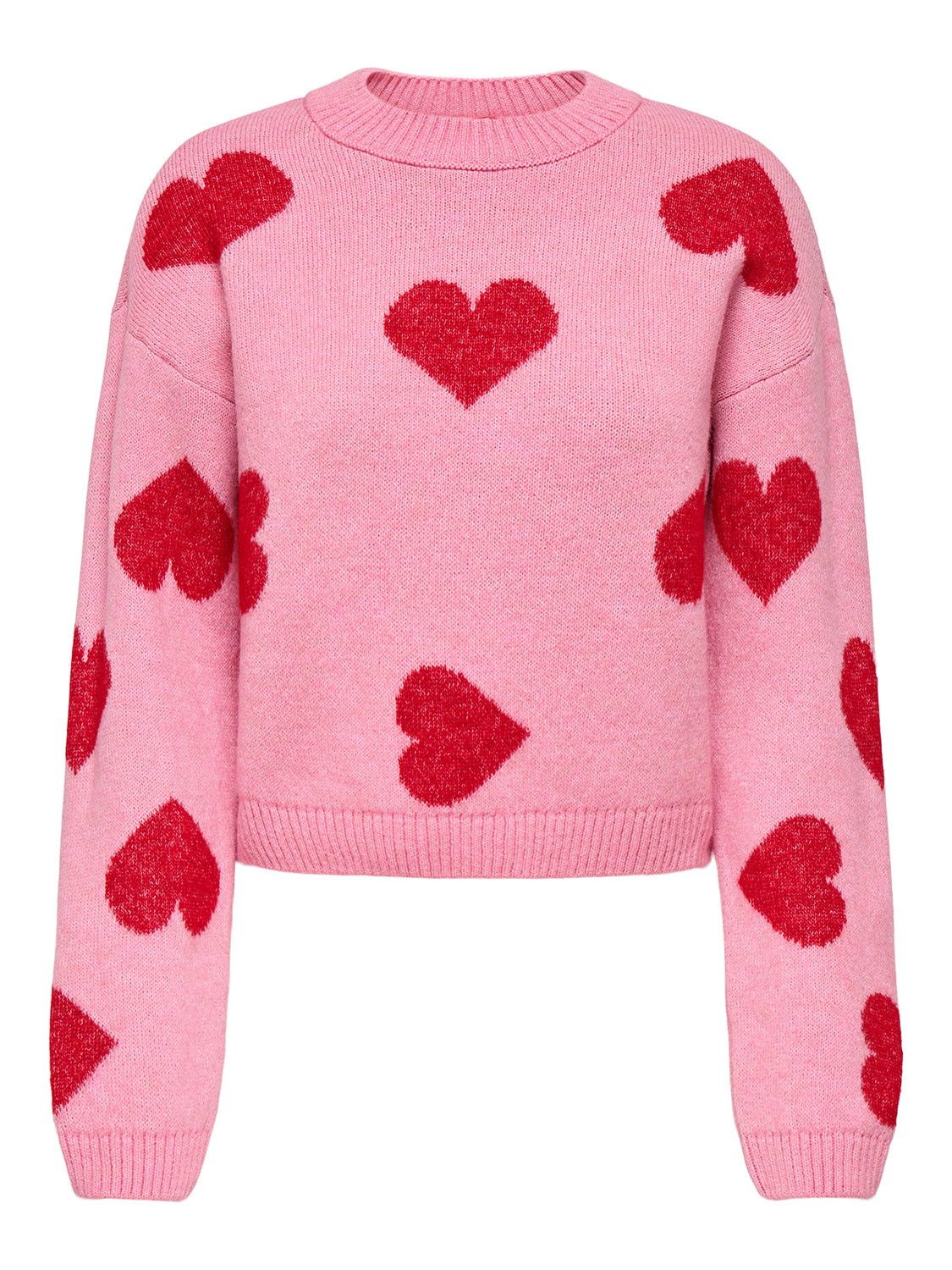 ONLY Rundhalspullover HAPPIE (1-tlg) günstig online kaufen