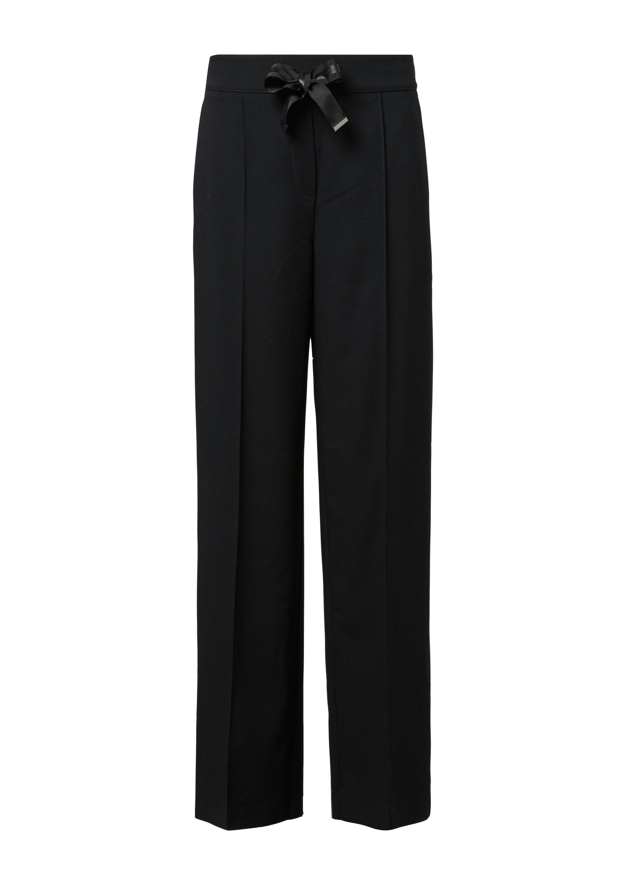 comma Chinos Hose Elegante Stoffhose mit Bindeband