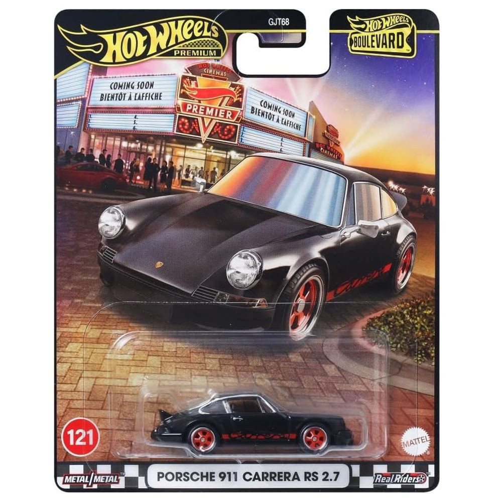 Hot Wheels Spielzeug-Rennwagen Porsche 911 Carrera RS 2.7 JBL19 Hot Wheels Boulevard Fahrzeug