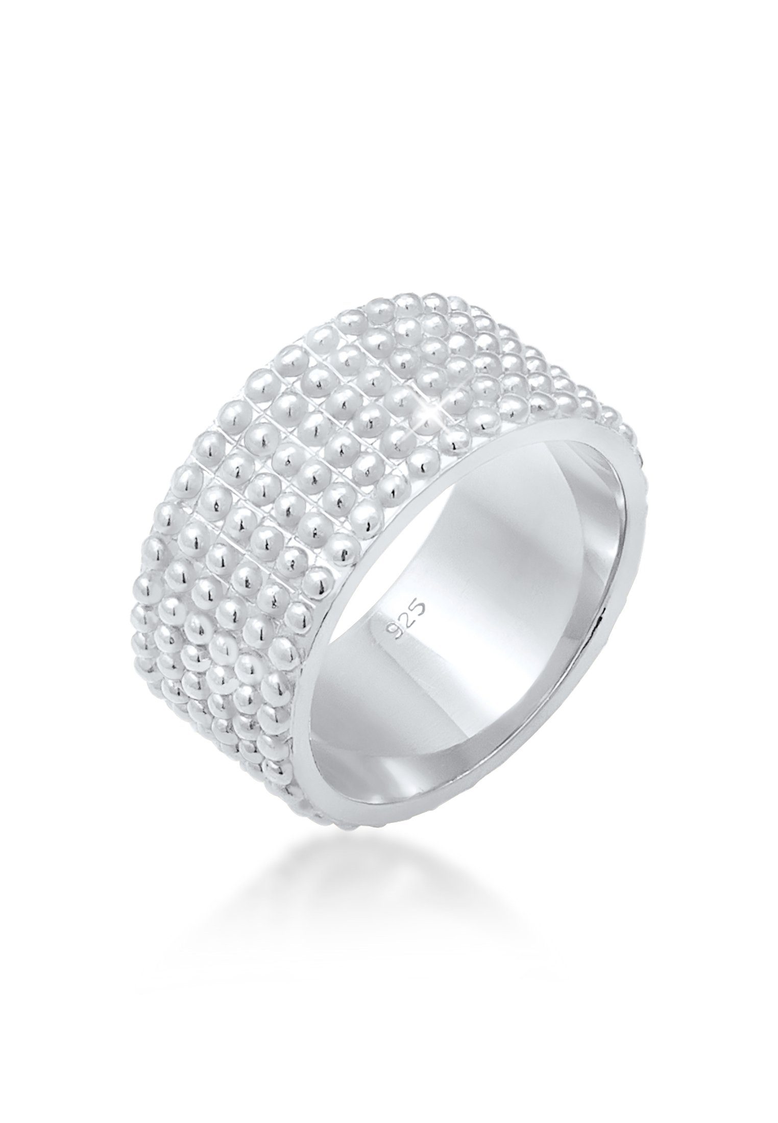 Elli Fingerring Breit Bandring Dots Kugeln günstig online kaufen