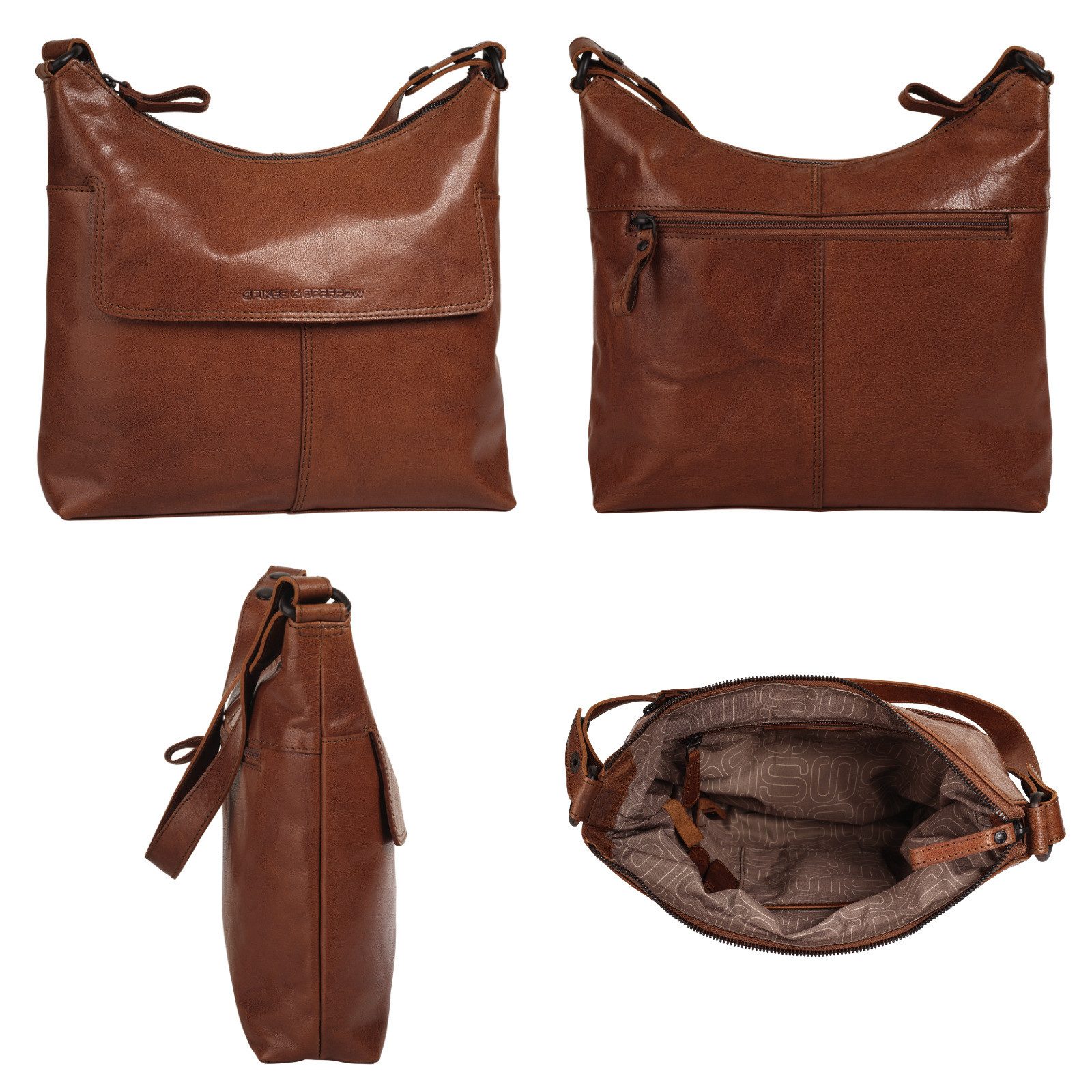 Spikes & Sparrow Umhängetasche, echt Leder günstig online kaufen
