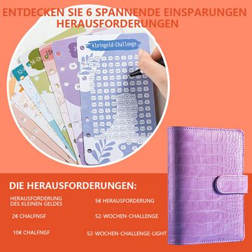 GelldG Ausbinder Binder, Haushaltsbuch A6 Geldumschläge Umschlagmethode, Budgetplaner