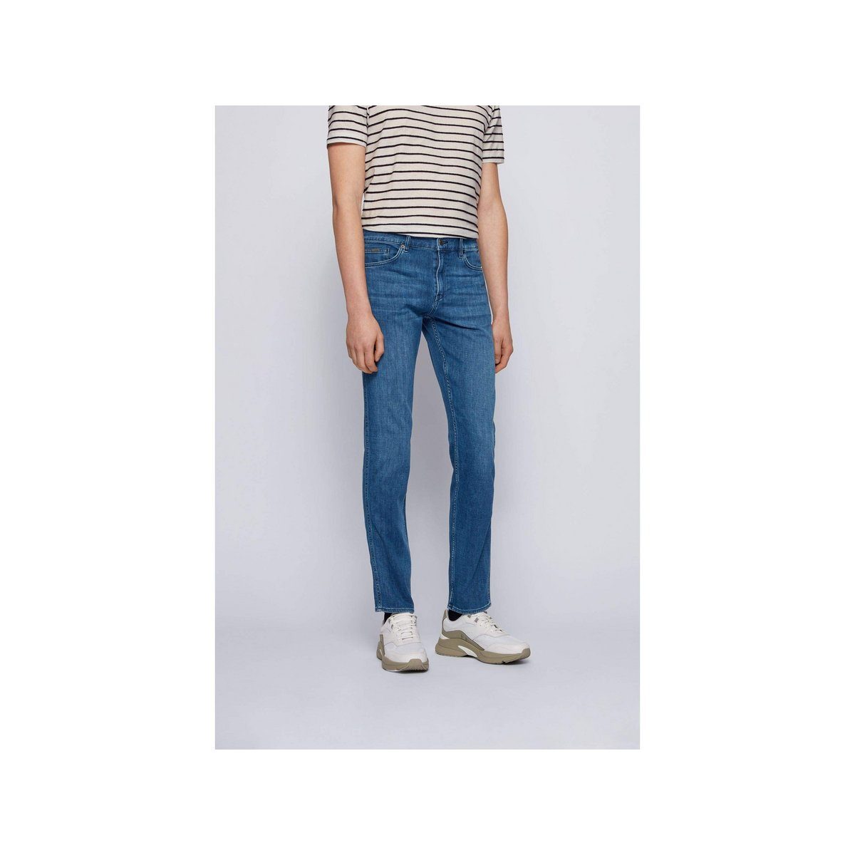 HUGO Straight-Jeans regular (1-tlg) blau