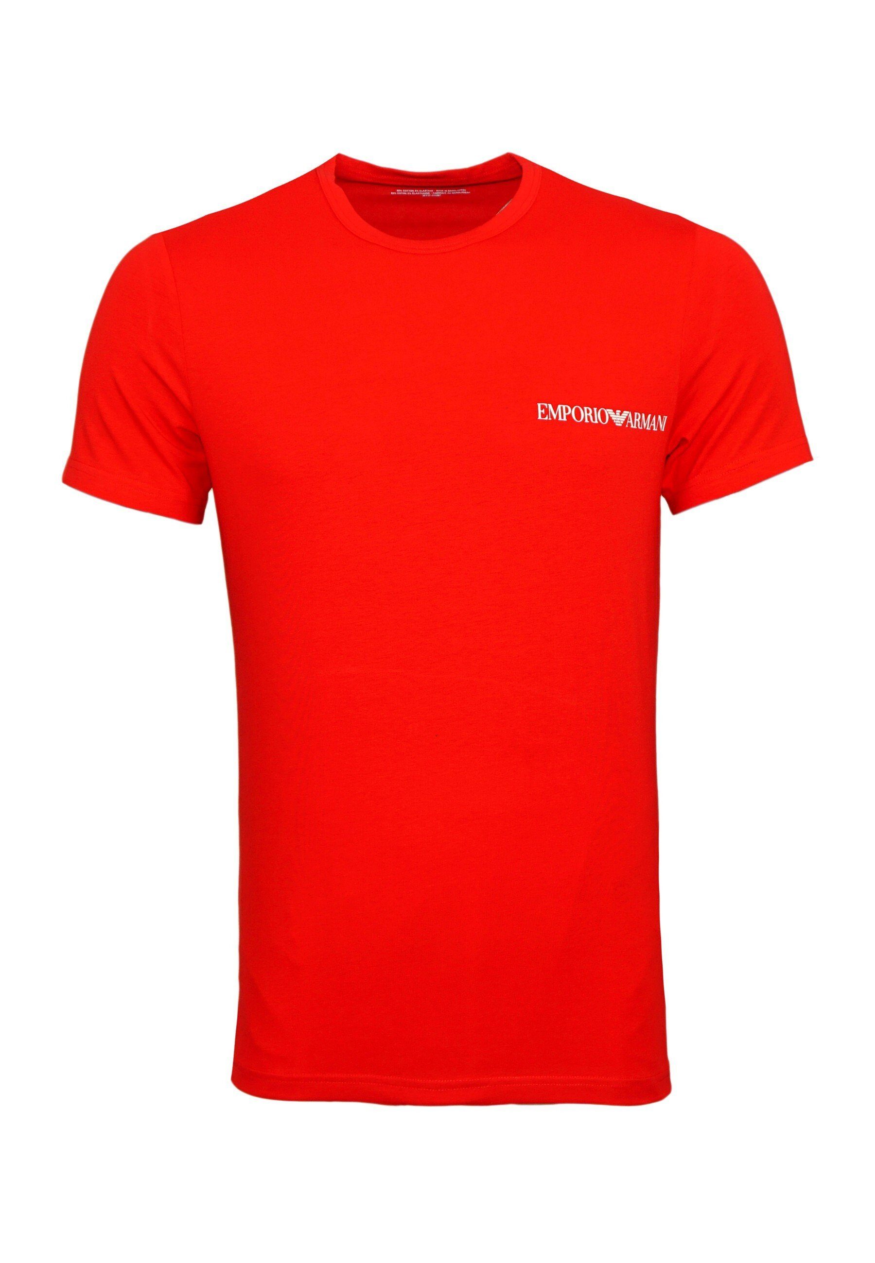 Crew T-Shirt Armani Pack Schwarz/Rot (2-tlg) 2 T-Shirts Neck Emporio